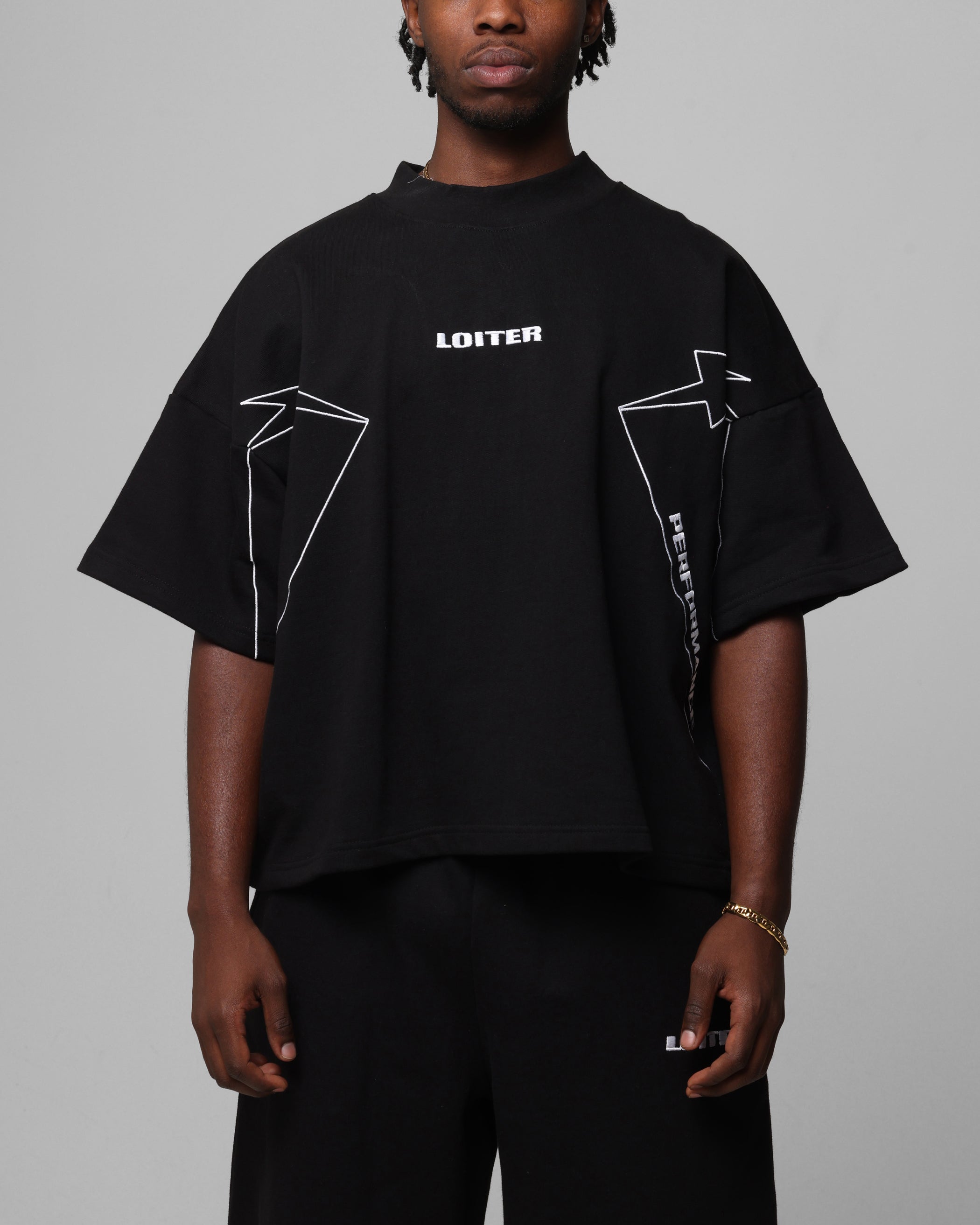 Loiter Dark Performance T-Shirt Black