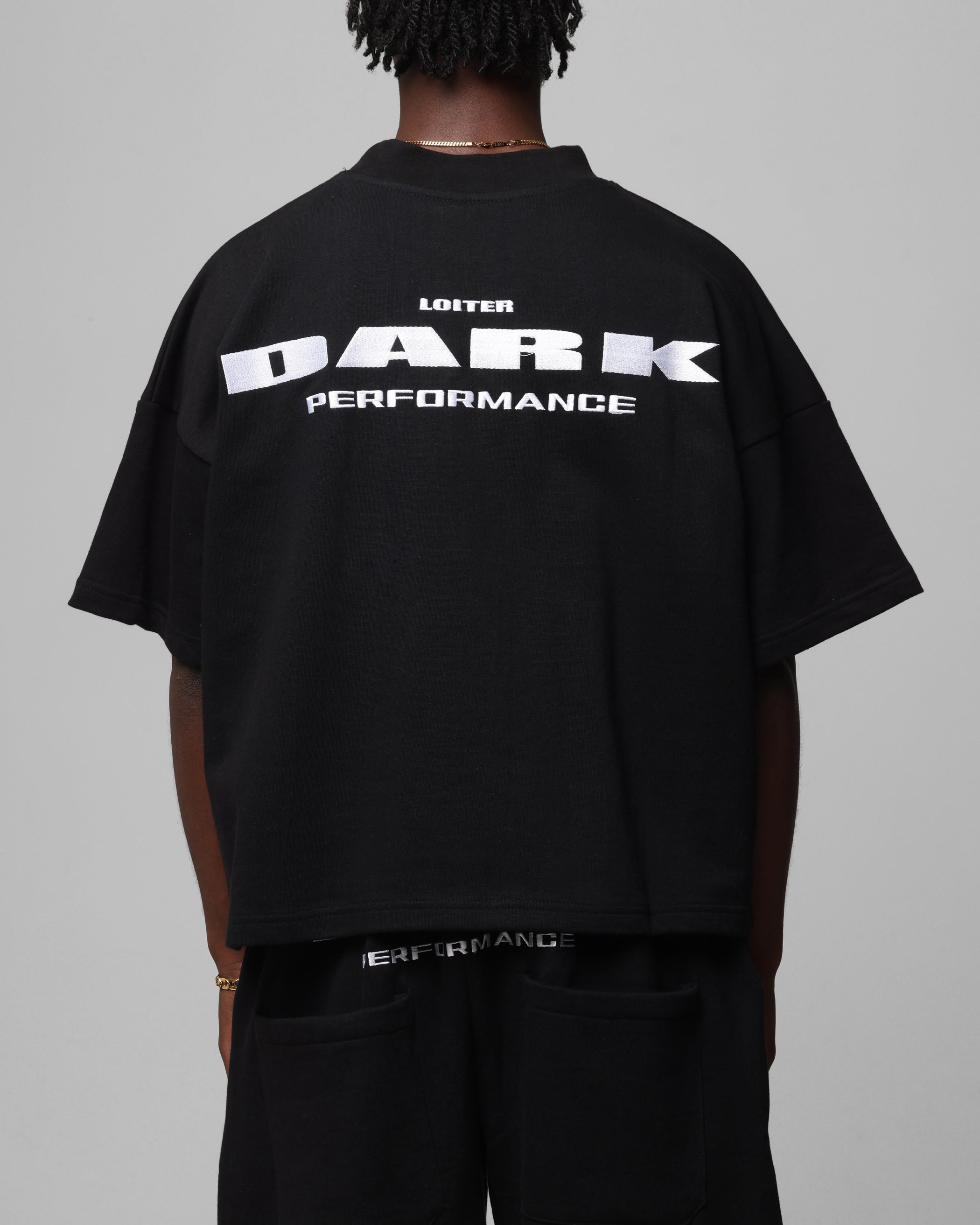 Loiter Dark Performance T-Shirt Black