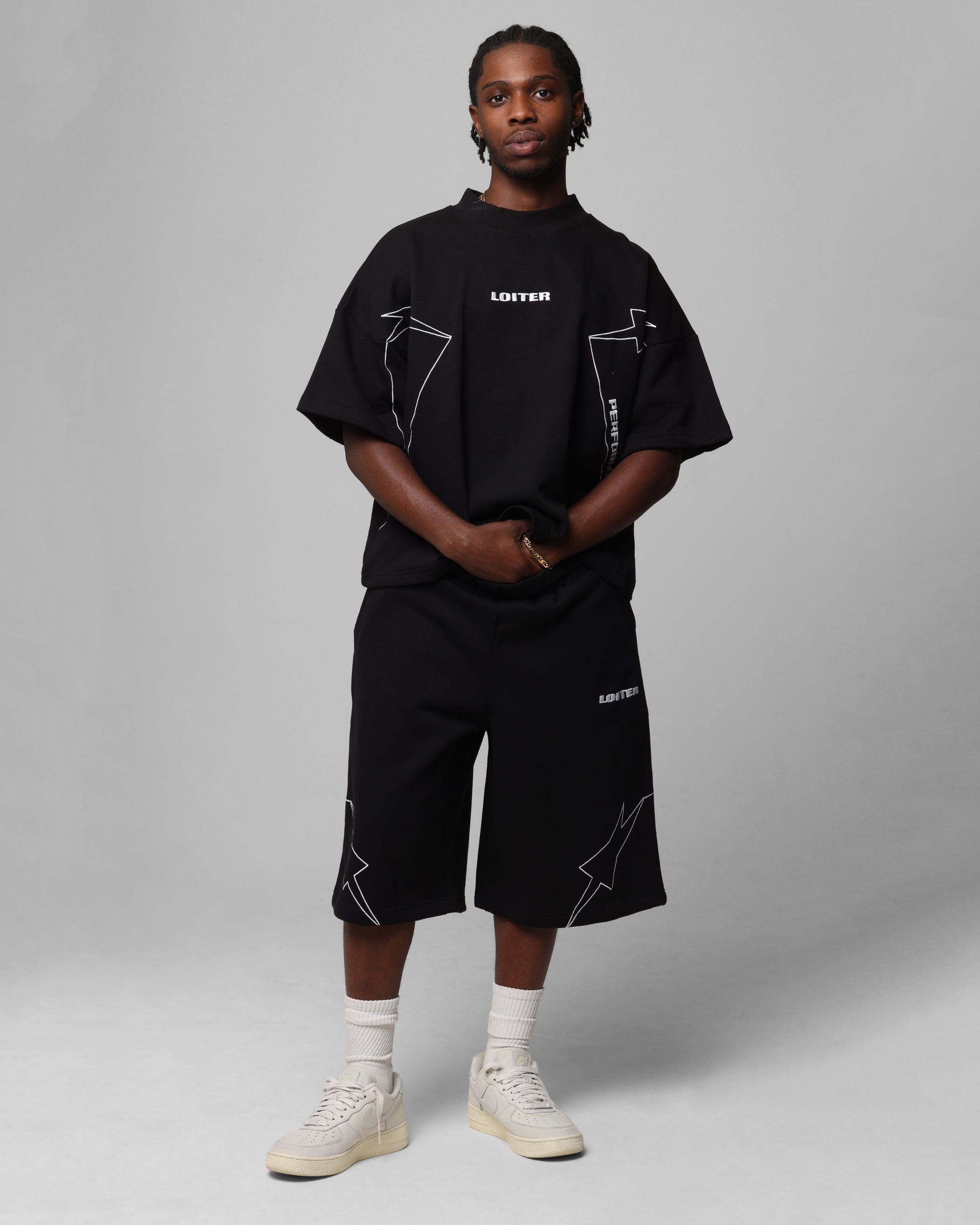 Loiter Dark Performance T-Shirt Black