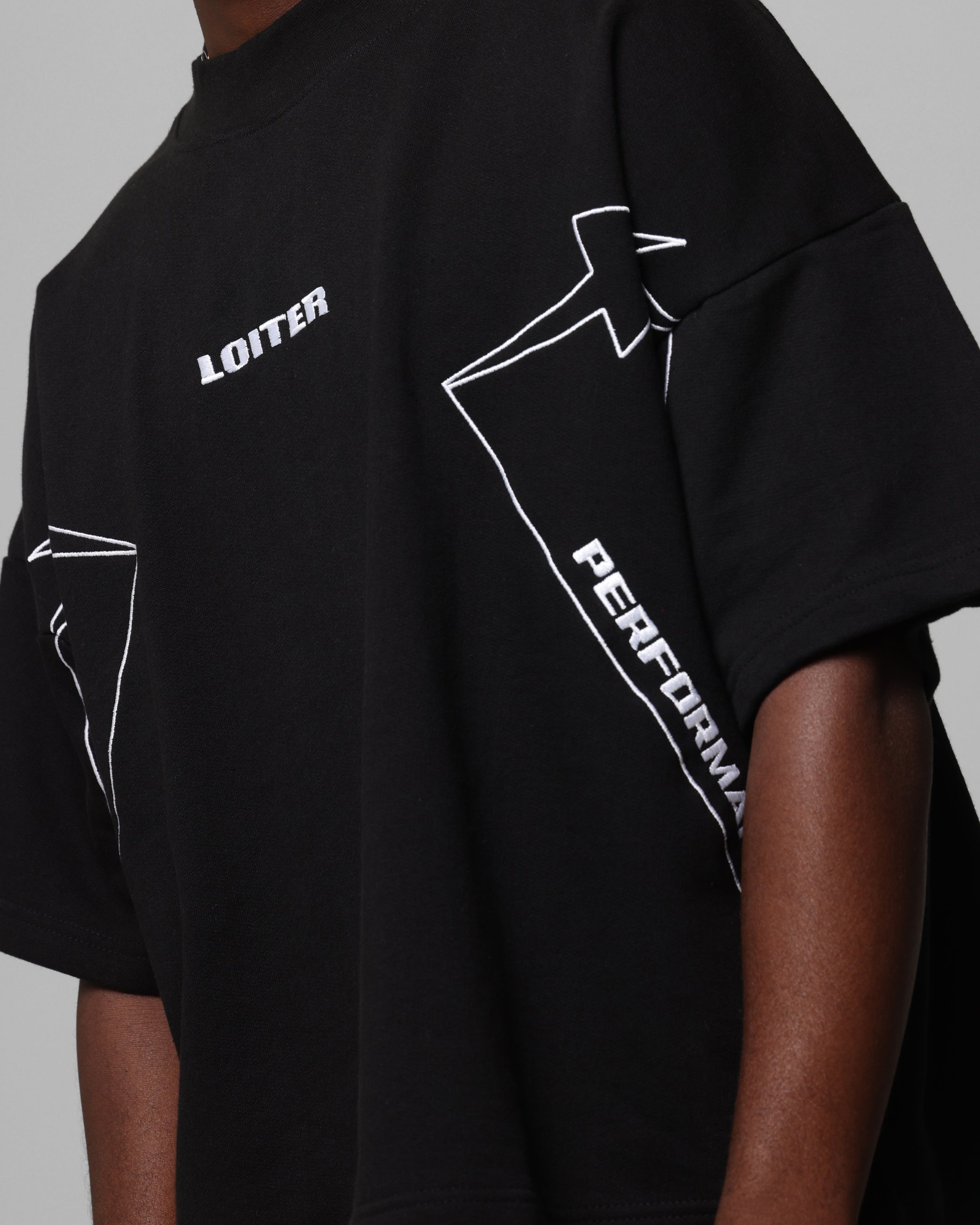 Loiter Dark Performance T-Shirt Black