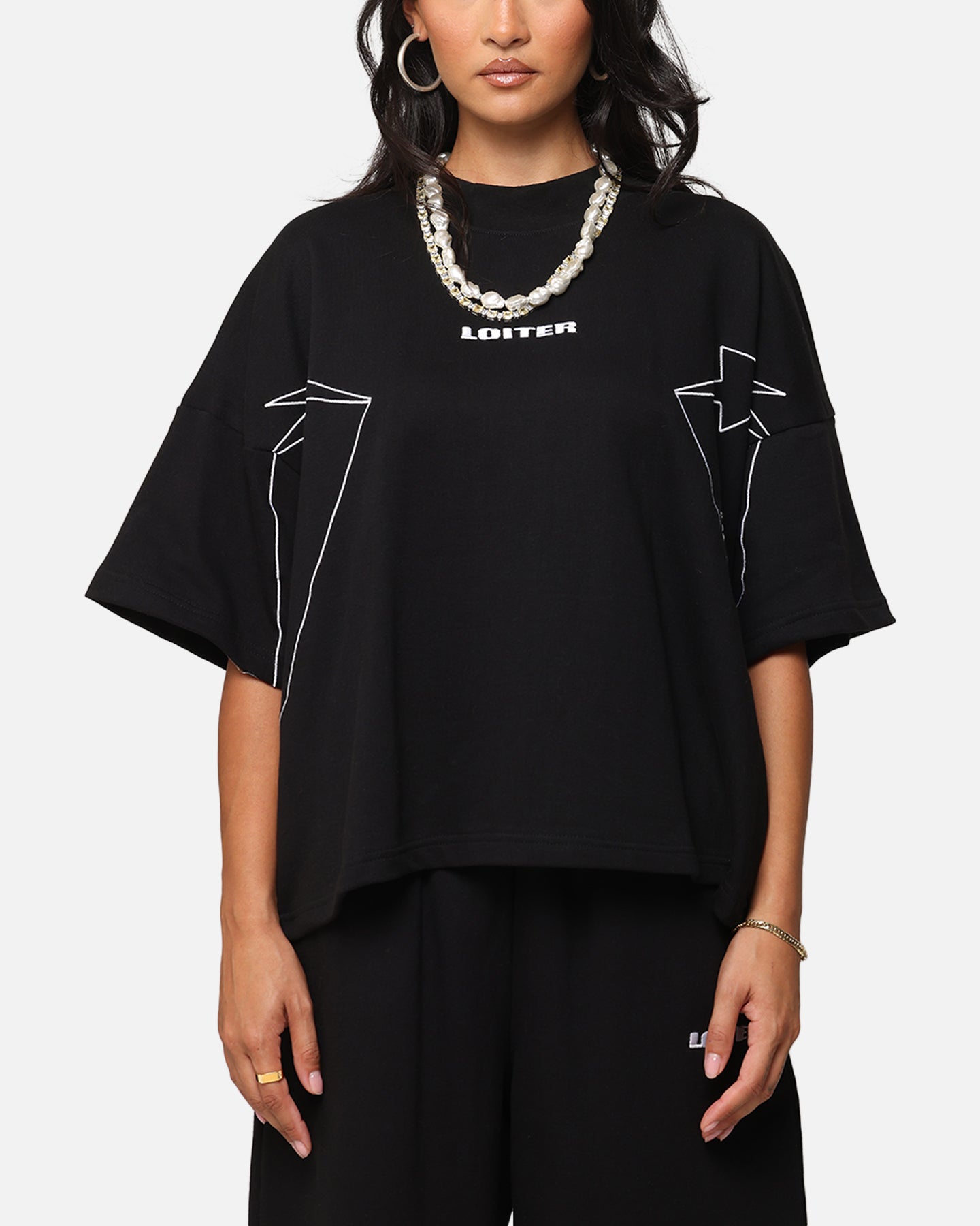 Loiter Dark Performance T-Shirt Black