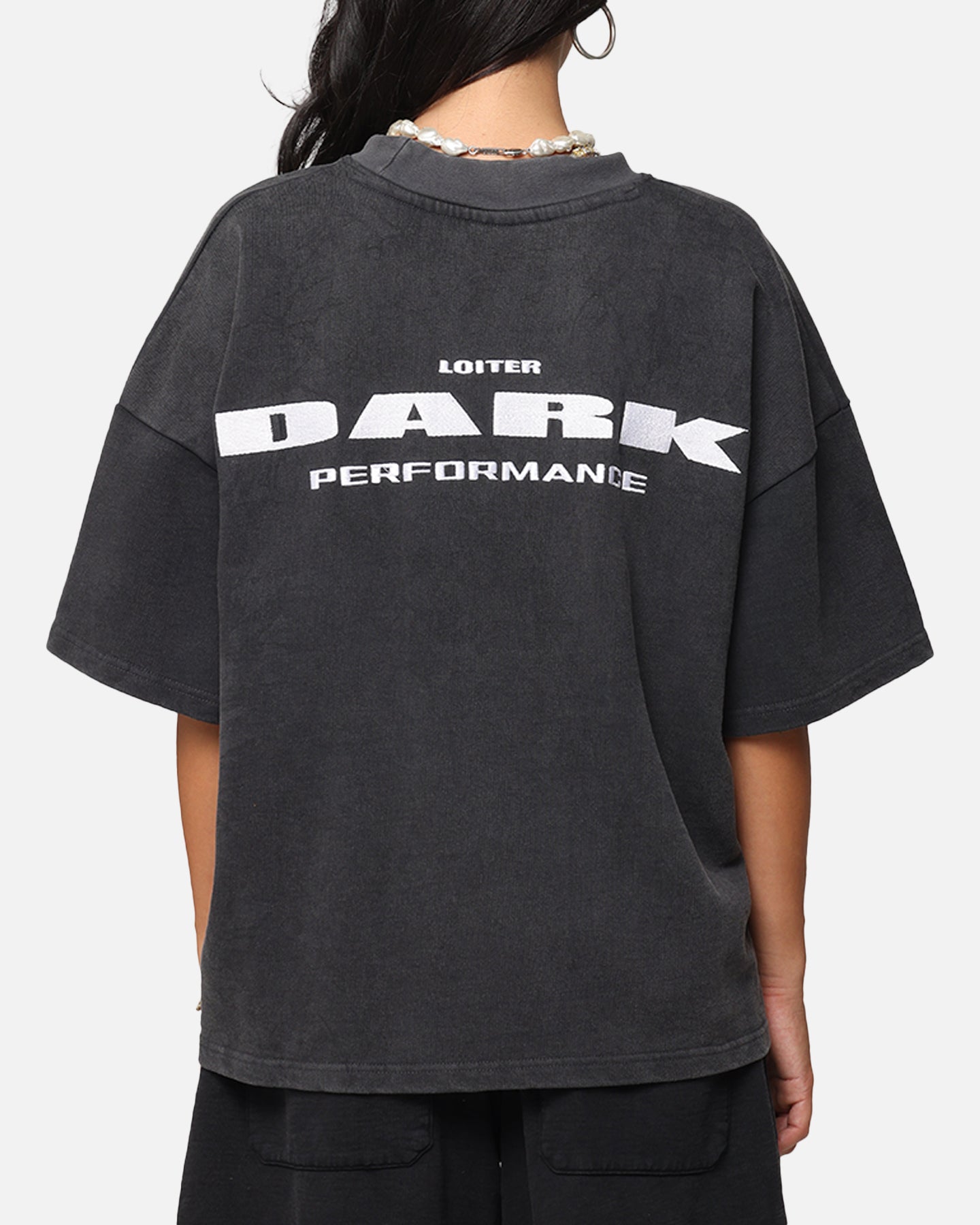 Loiter Dark Performance T-Shirt Charcoal