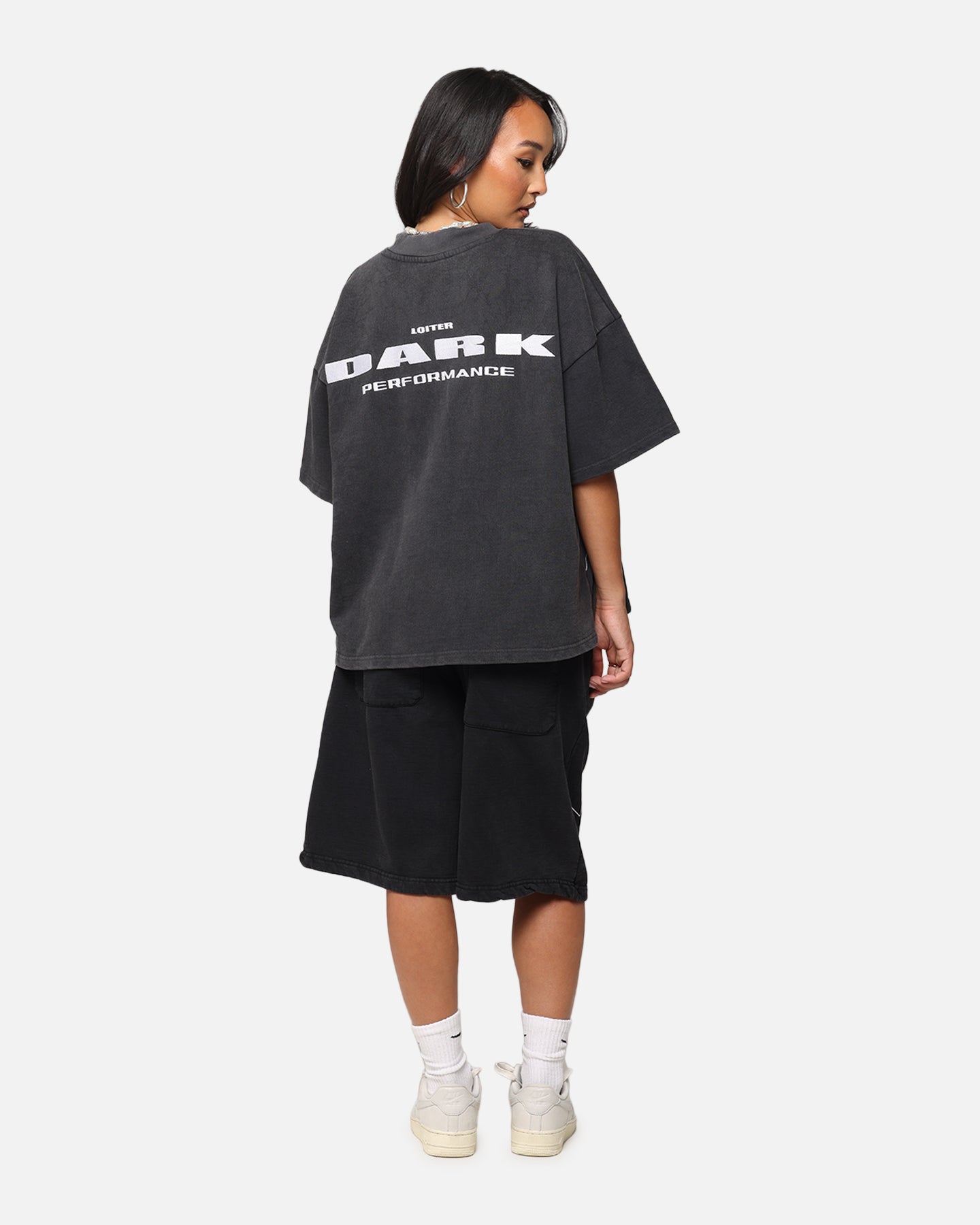 Loiter Dark Performance T-Shirt Charcoal