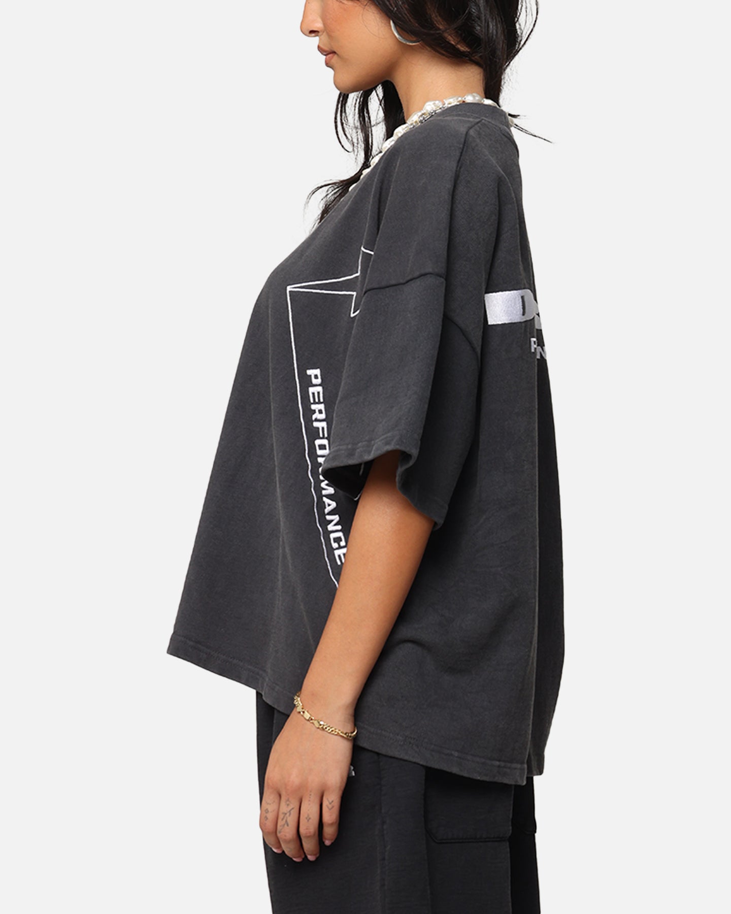 Loiter Dark Performance T-Shirt Charcoal