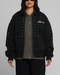 Loiter Chopper Work Jacket Washed Black