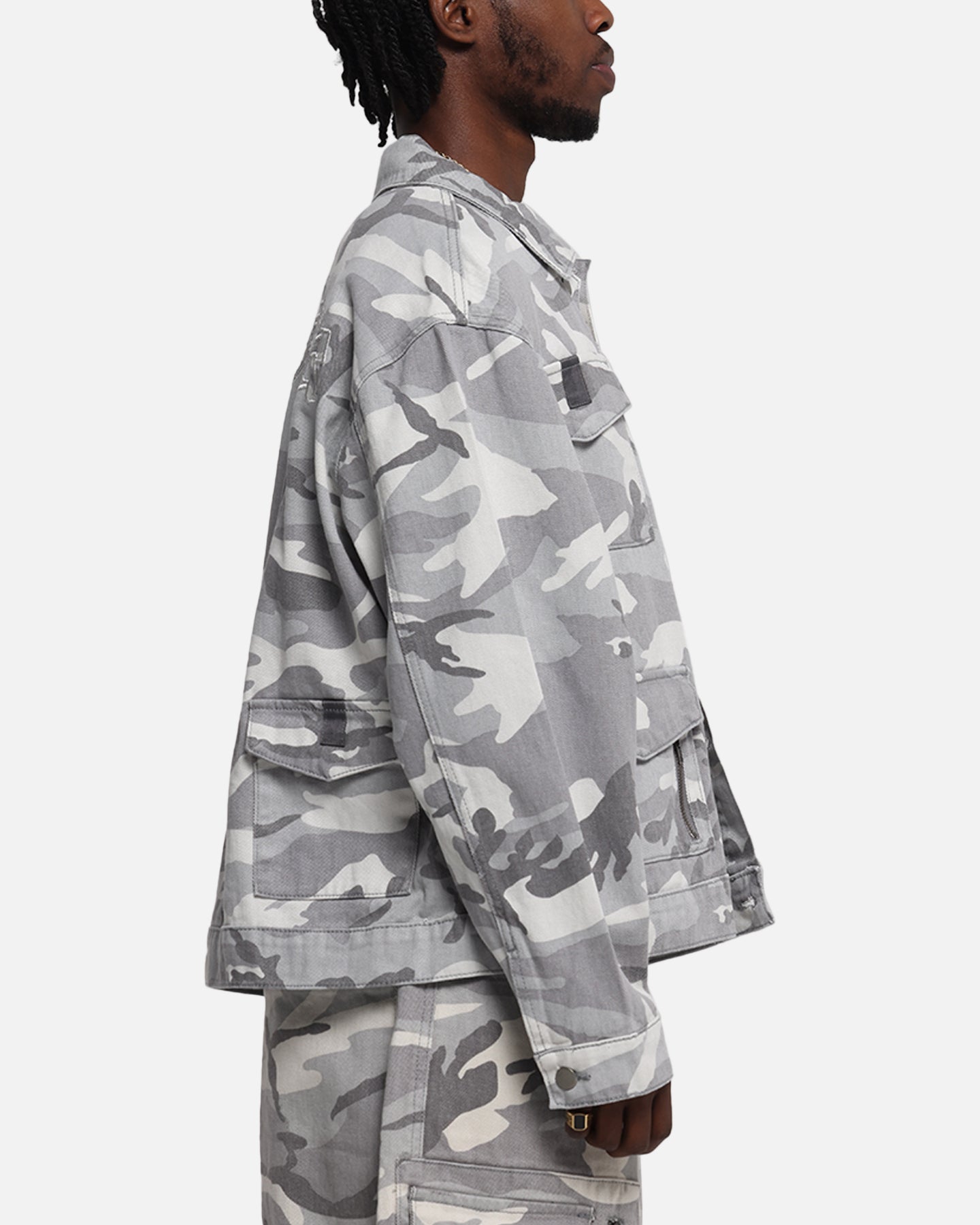 Loiter Combat Utility Jacket Snow Camo