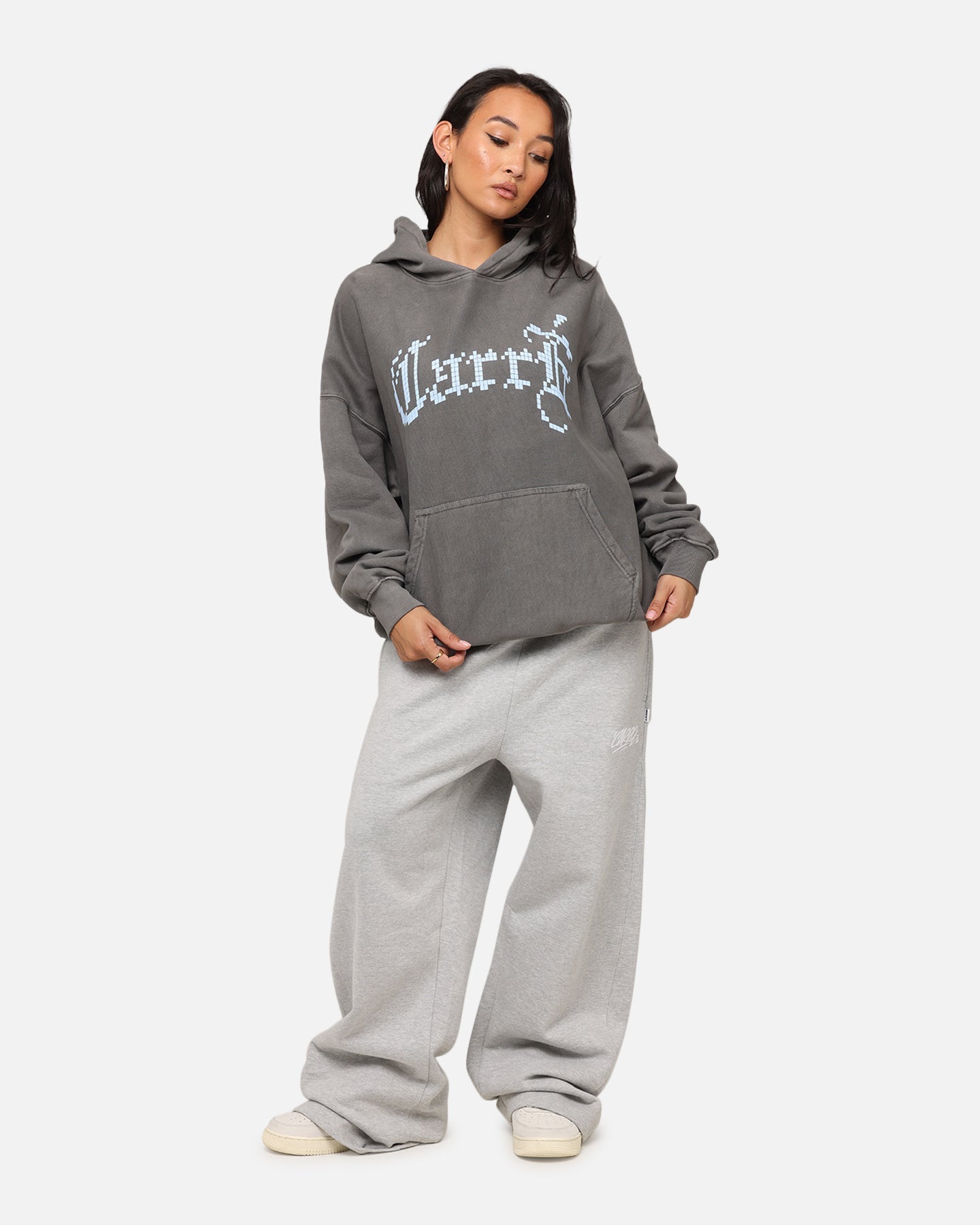 Carre Game Over Hoodie Washed Charcoal