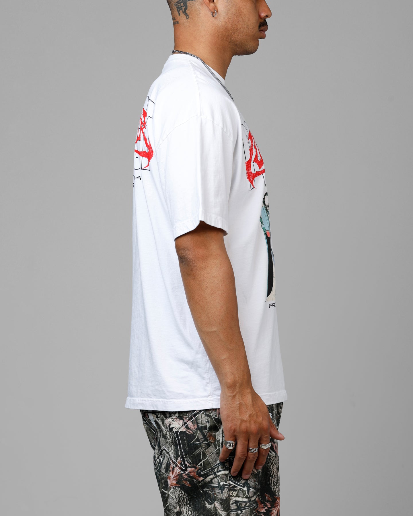 Loiter Cyber Geisha Vintage T-Shirt White