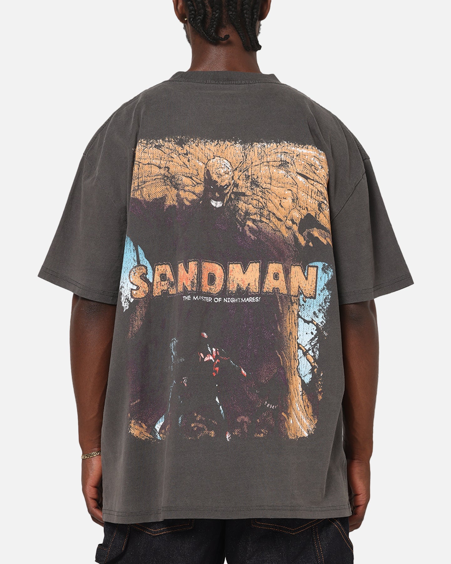 Goat Crew Marvel Villians Sandman Heavy T-Shirt Black Wash