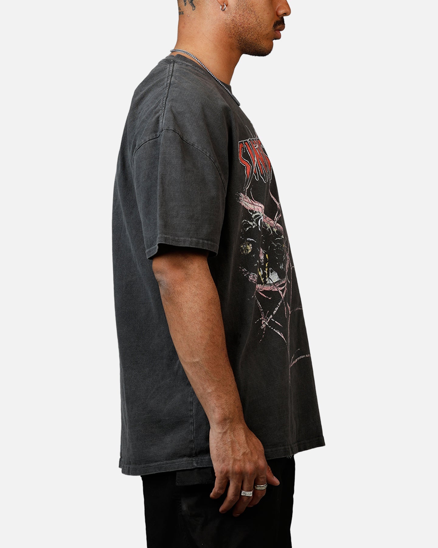 Goat Crew Marvel Villians Through The Eyes Heavy T-Shirt Black Wash