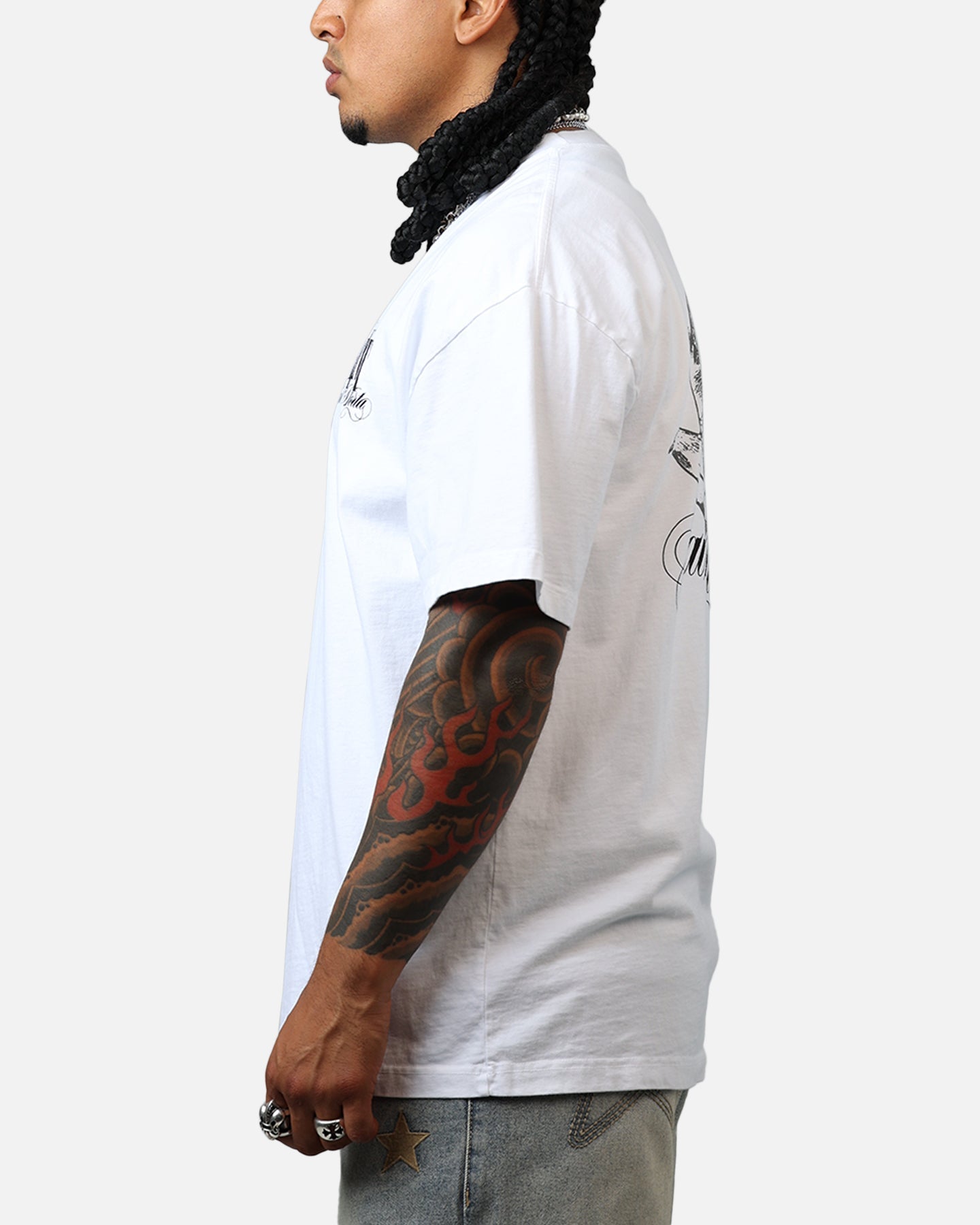Saint Morta Dover Drop Shoulder T-Shirt White