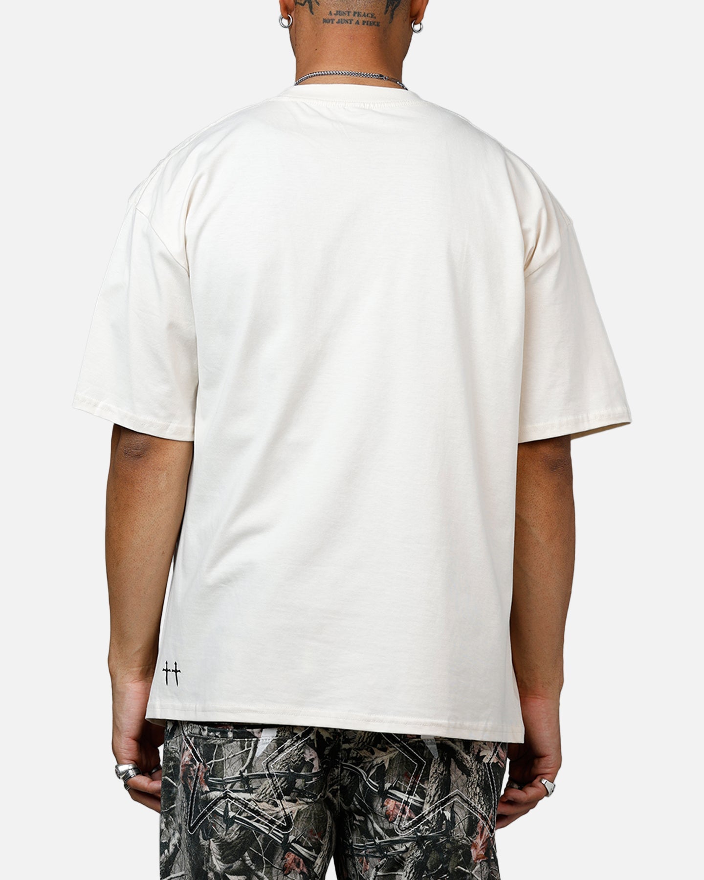 Saint Morta Black Doves Heavyweight T-Shirt Off White