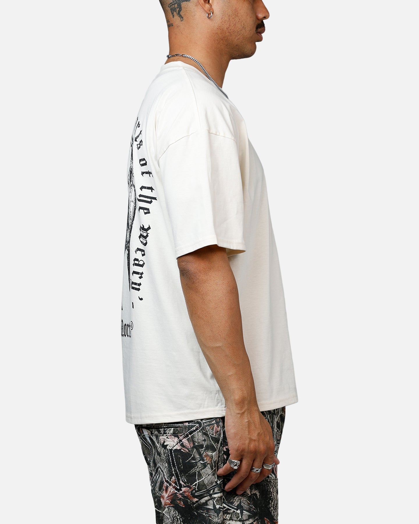 Saint Morta Weary Hearts Heavyweight T-Shirt Off White