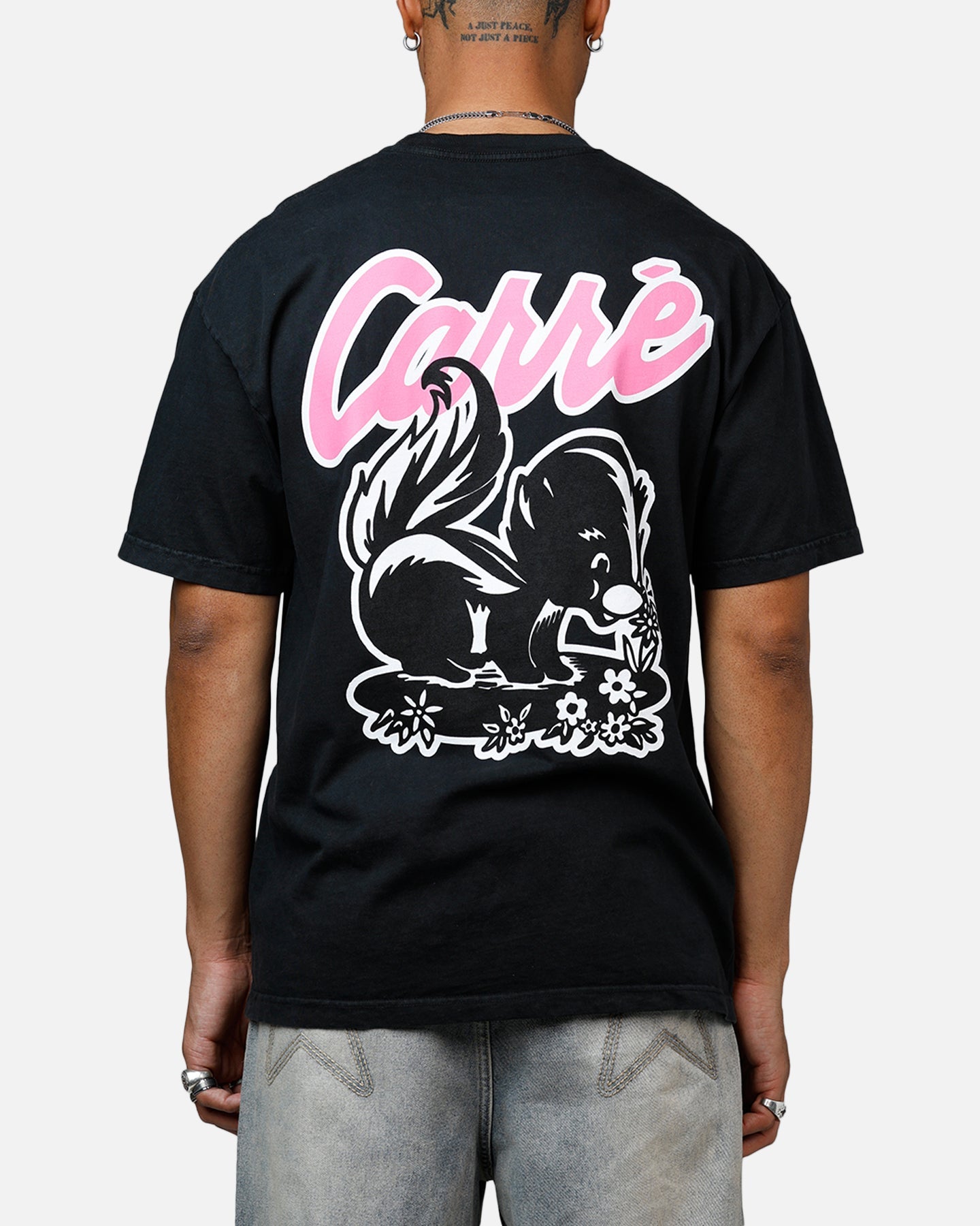 Carre Pepe Heavyweight T-Shirt Black Acidwash