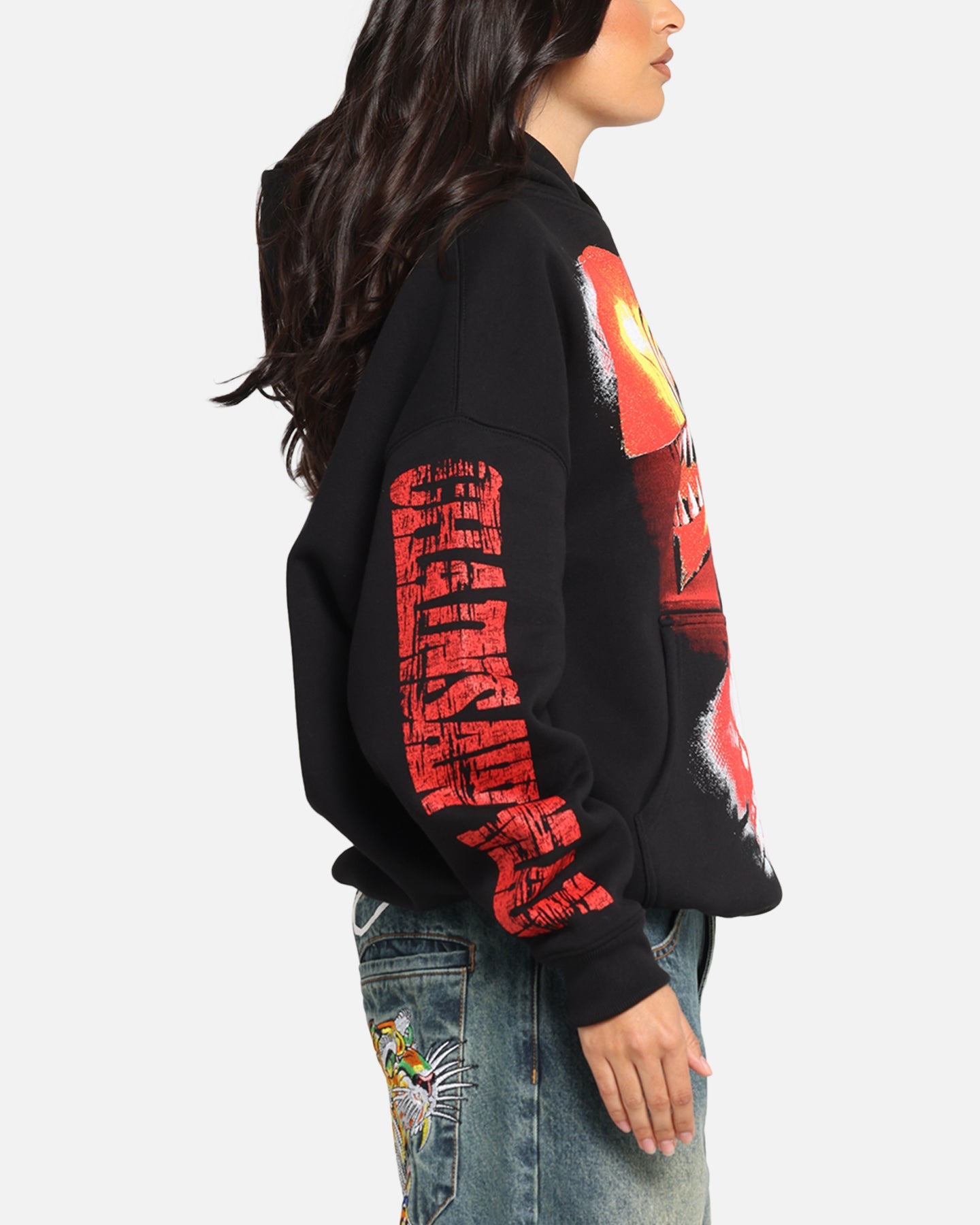 Goat Crew X Chainsaw Man Premium Hoodie Black