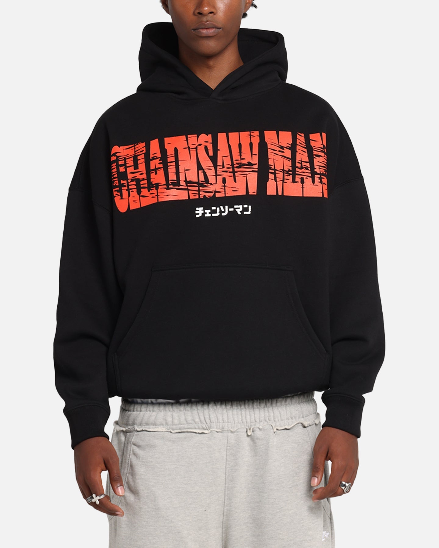 Goat Crew X Chainsaw Man Premium Hoodie Black