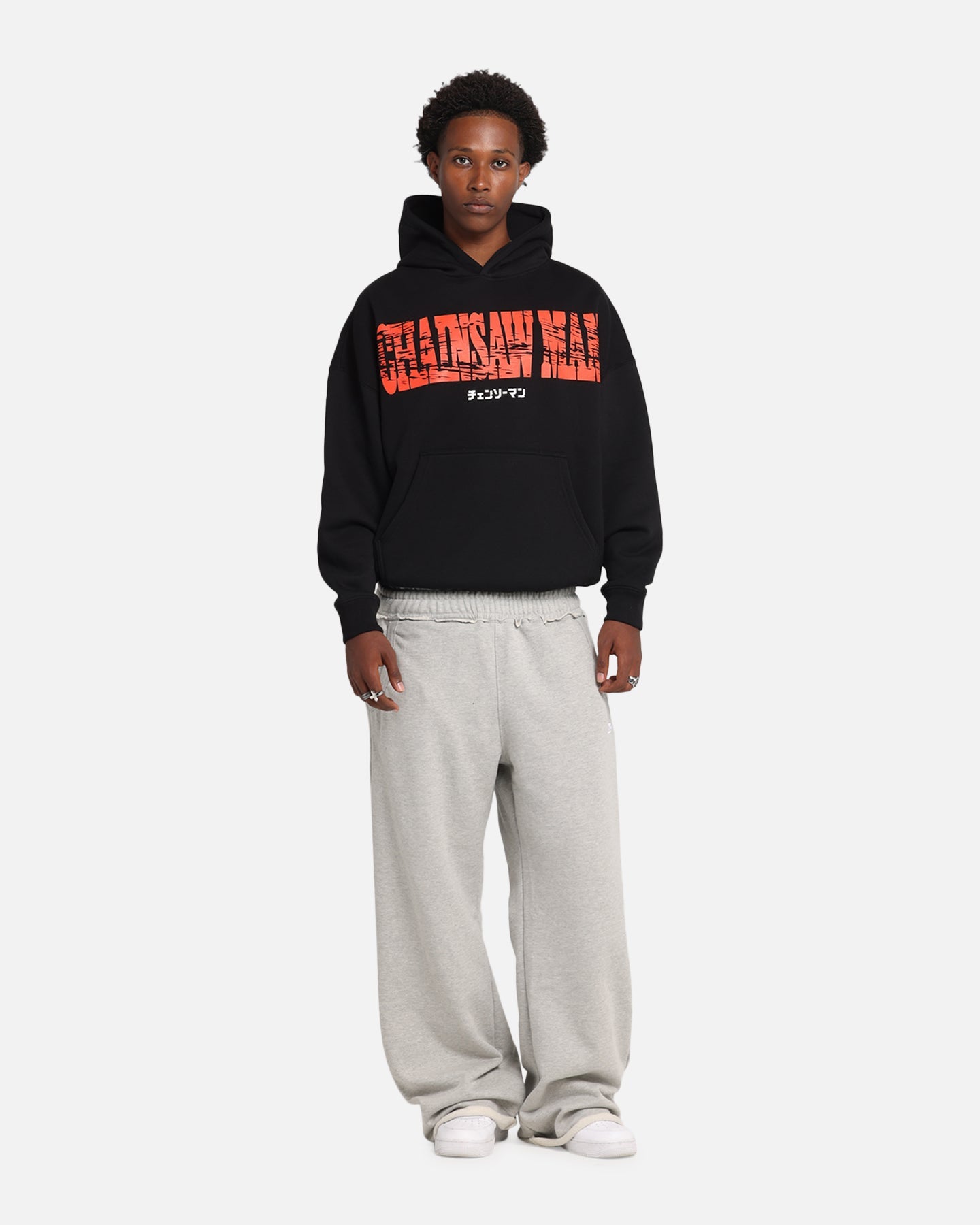 Goat Crew X Chainsaw Man Premium Hoodie Black