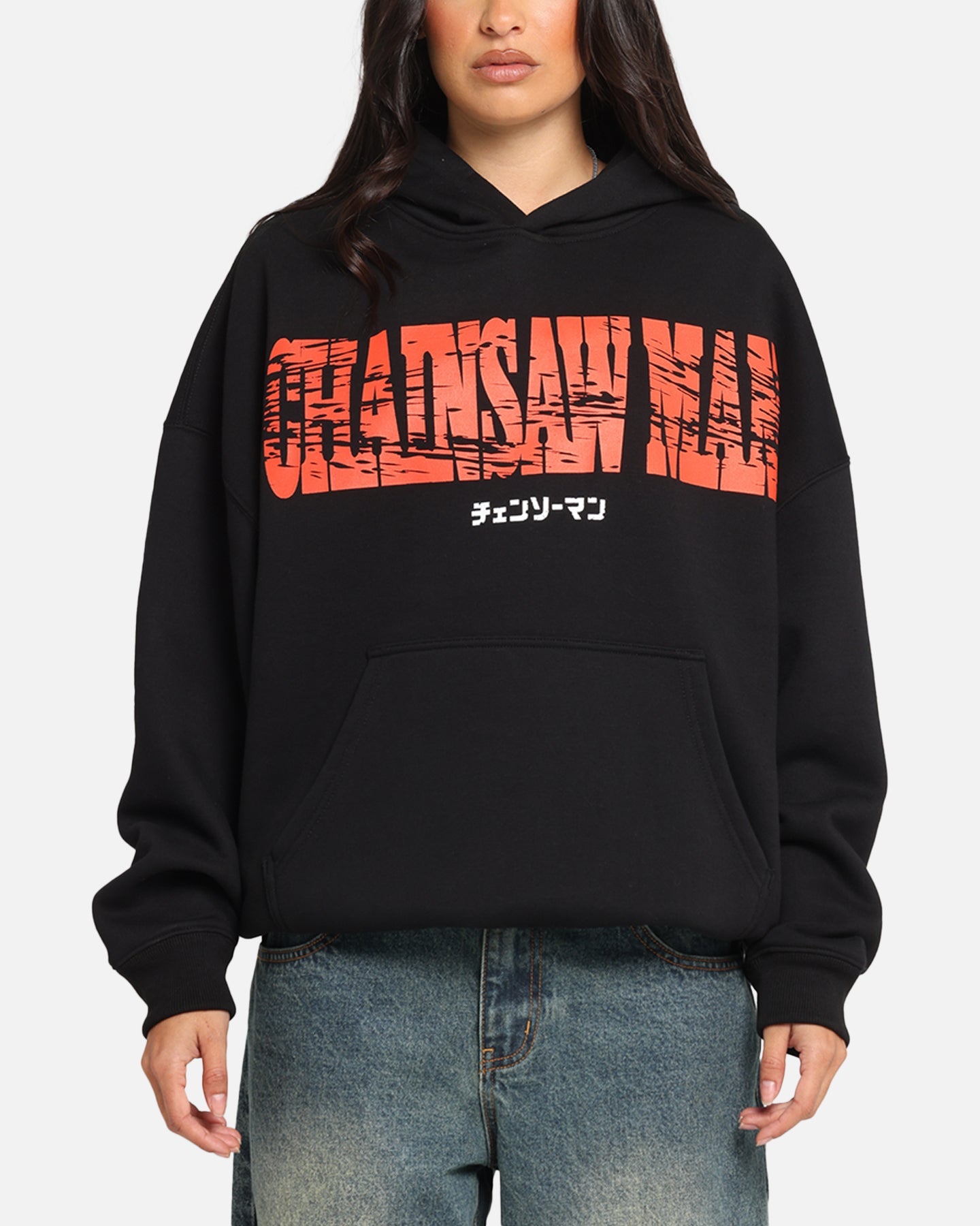 Goat Crew X Chainsaw Man Premium Hoodie Black