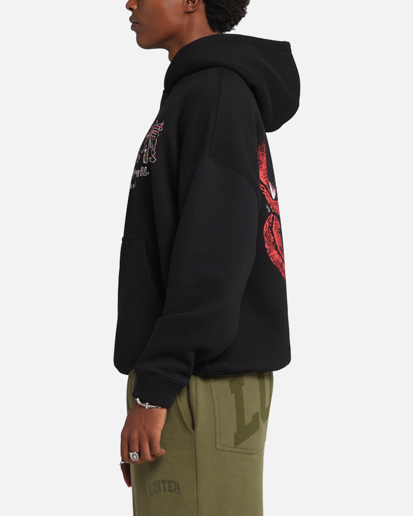 Goat Crew X Tokyo Ghoul Kaneki Premium Hoodie Black