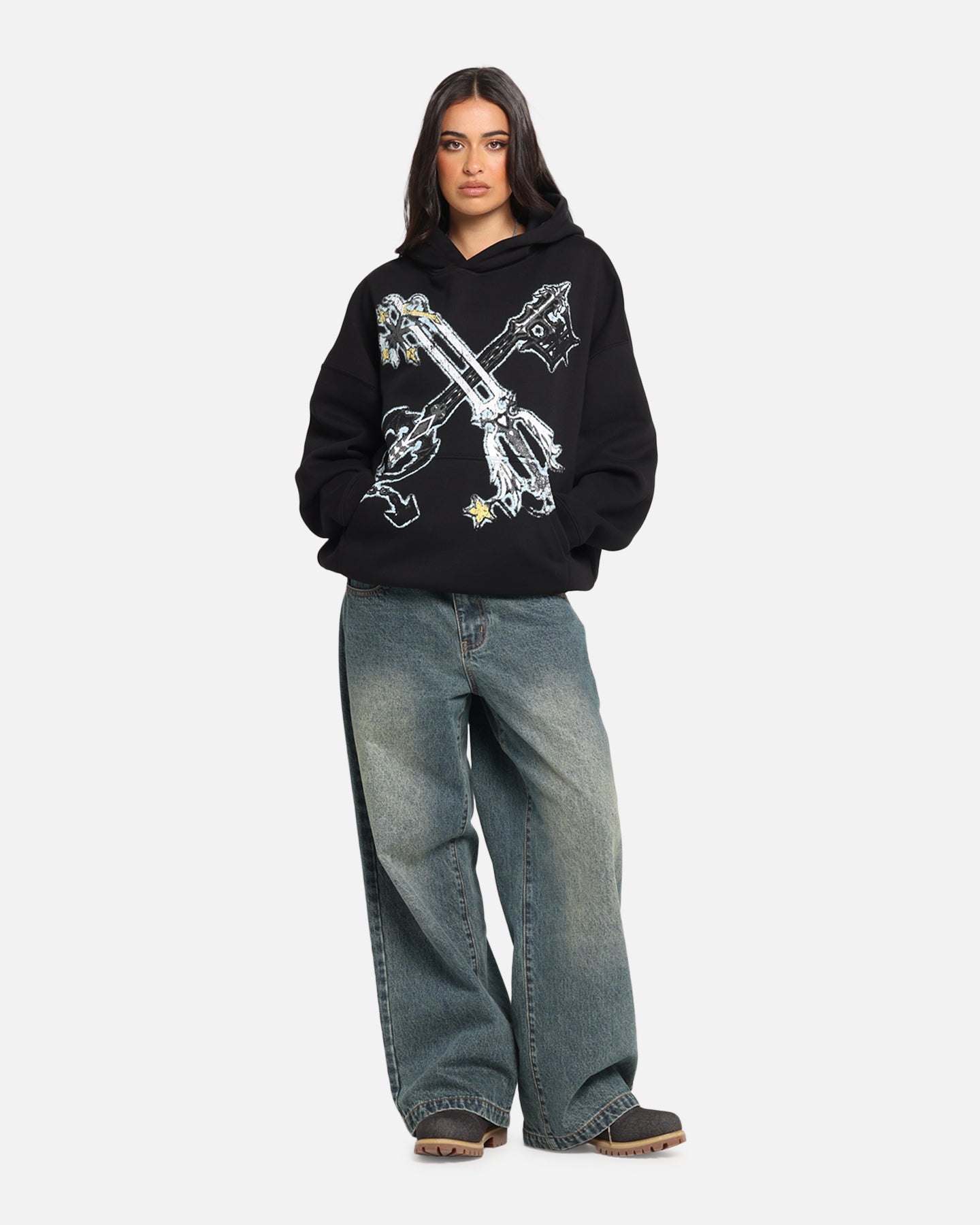 Goat Crew Disney Kingdom Hearts Kingdom Premium Hoodie Black