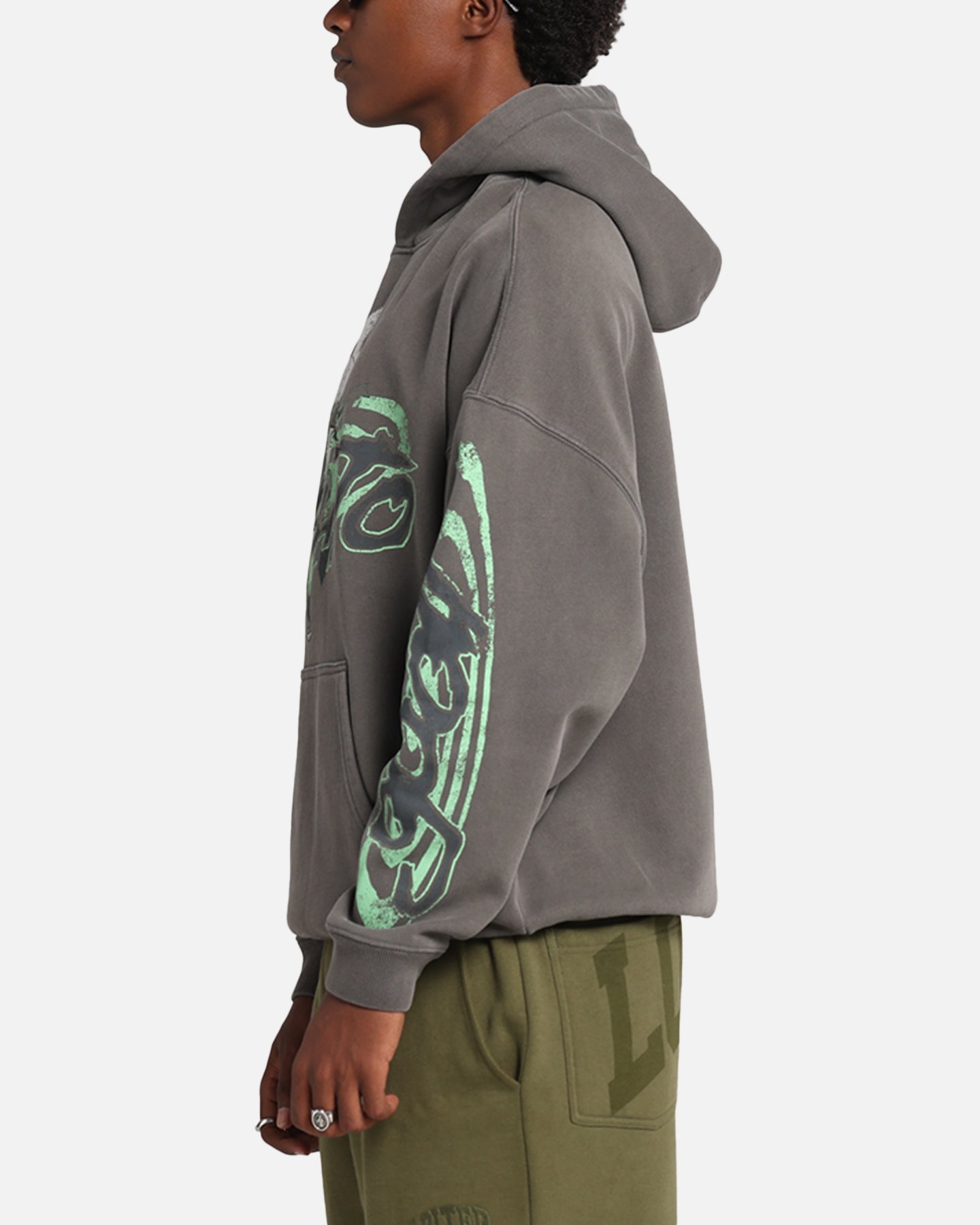 Goat Crew X Naruto Sage Mode Premium Hoodie Washed Charcoal