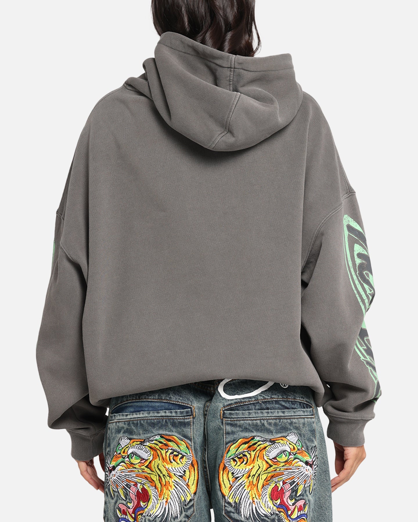 Goat Crew X Naruto Sage Mode Premium Hoodie Washed Charcoal