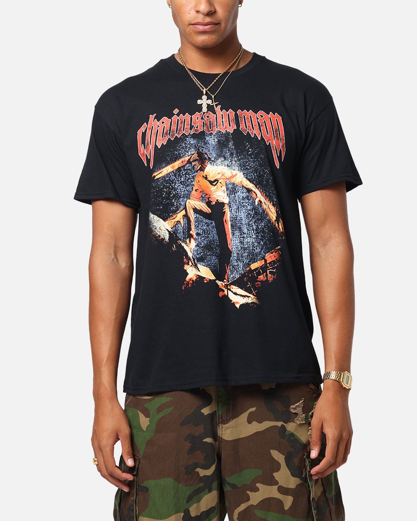 Goat Crew X Chainsaw Man T-Shirt Black