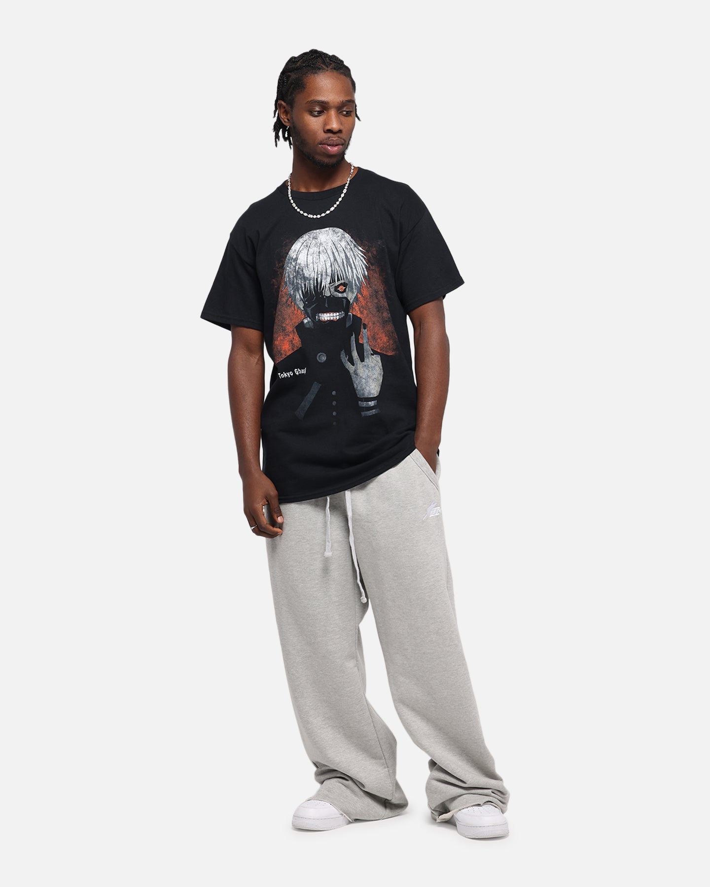 Goat Crew X Tokyo Ghoul Kaneki T-Shirt Black