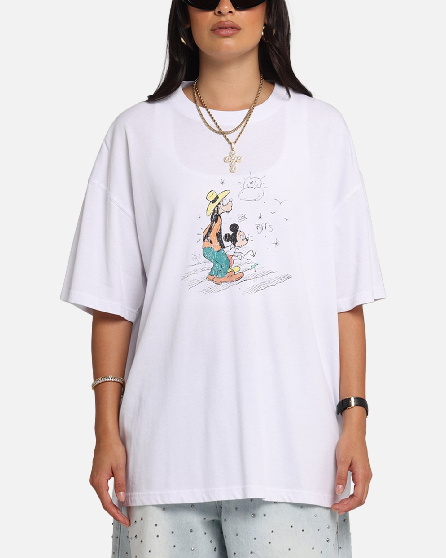 73Studio Disney Best Friend's T-Shirt White