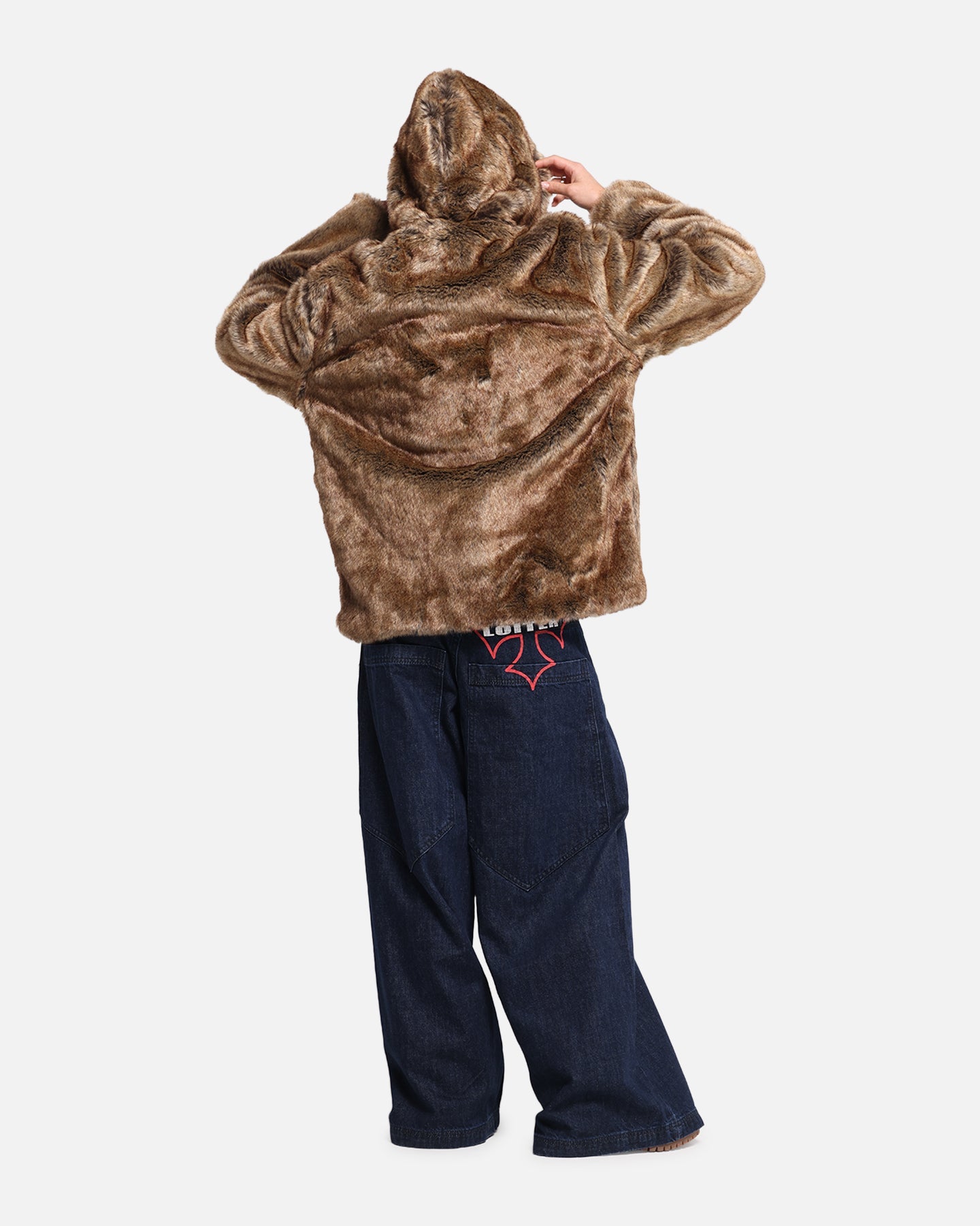 XXIII Into The Wild Fur Jacket Brown