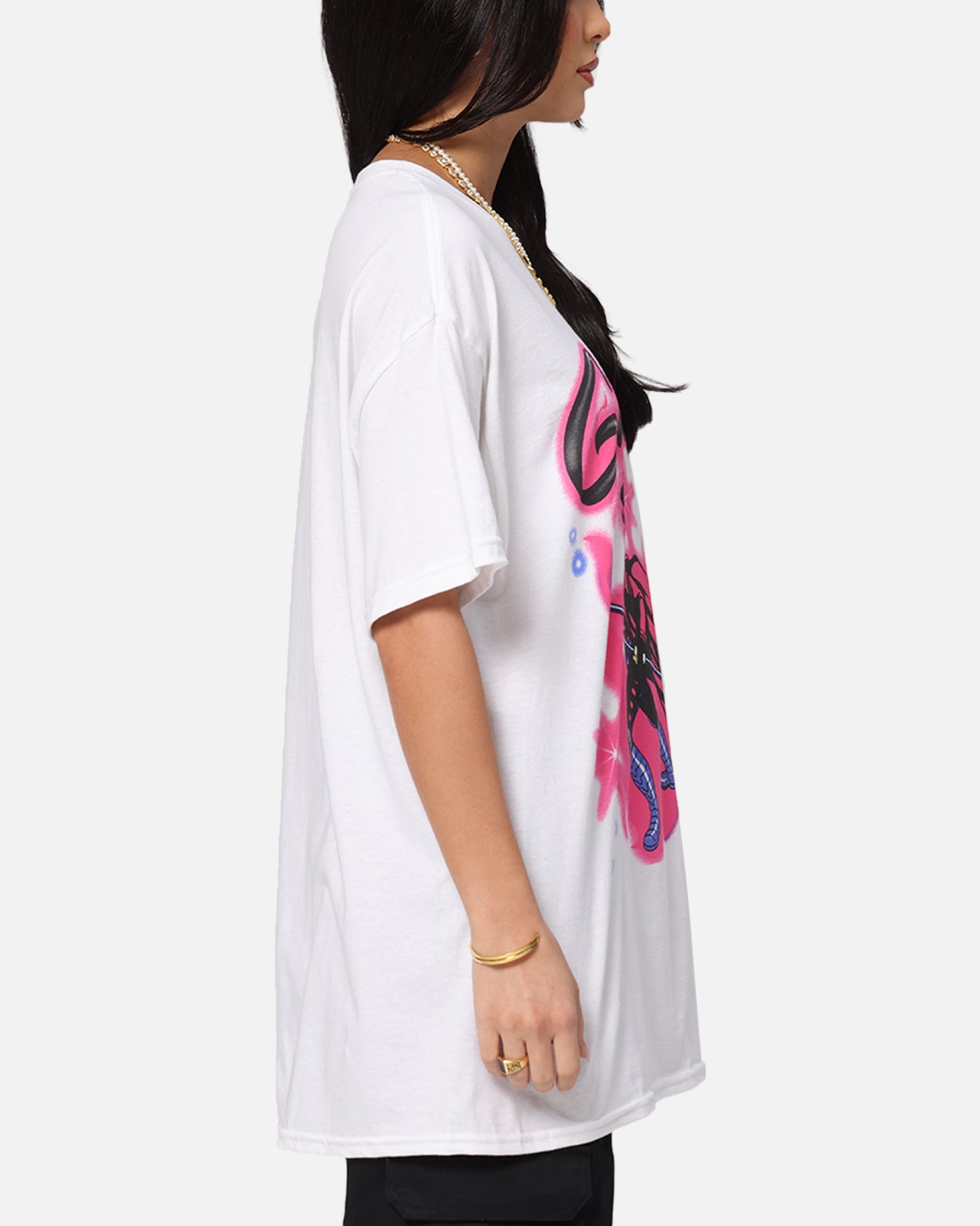 Goat Crew Marvel X-Men Gambit Airbrush T-Shirt White