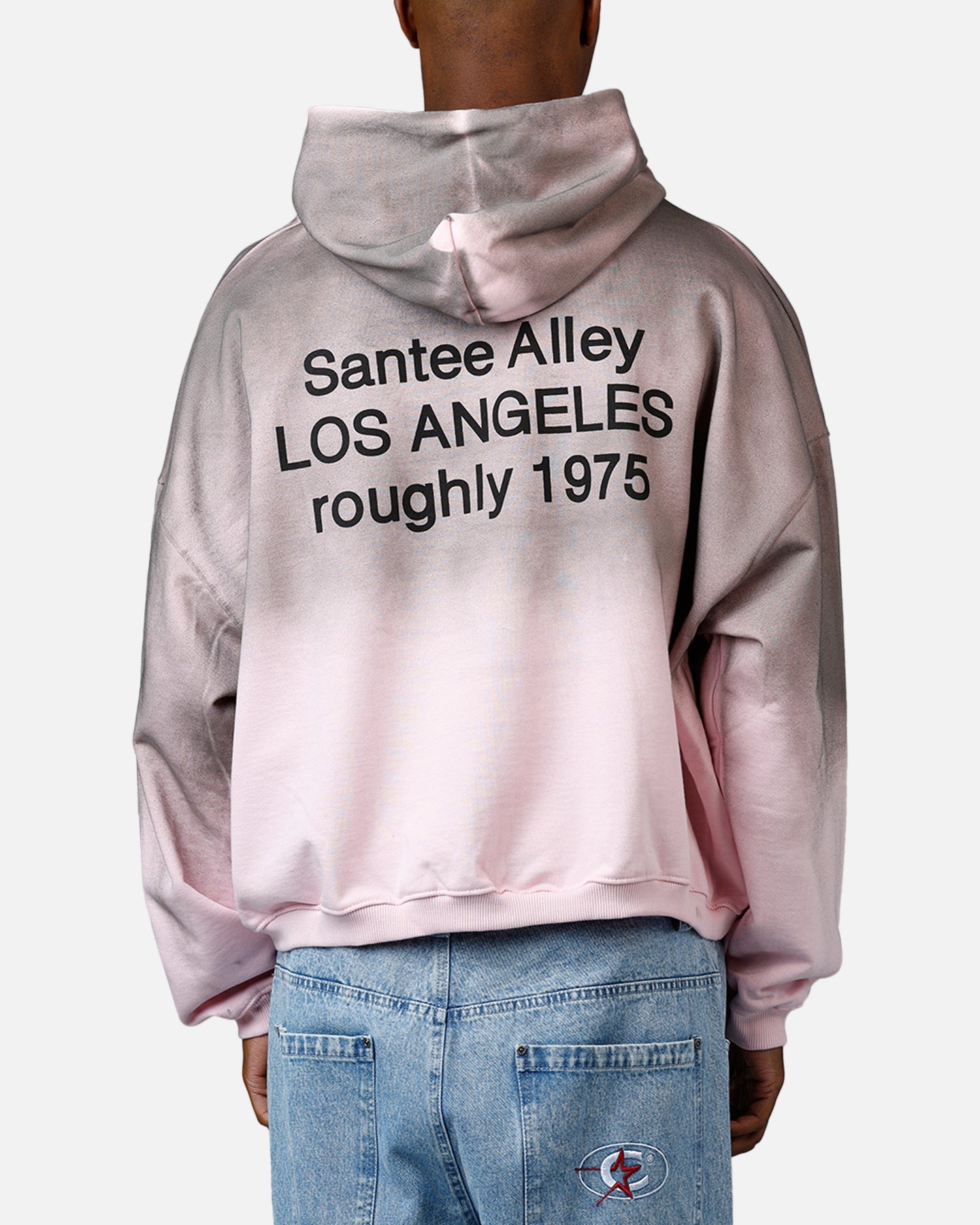 MNML Santee Alley Zip Up Hoodie Pink