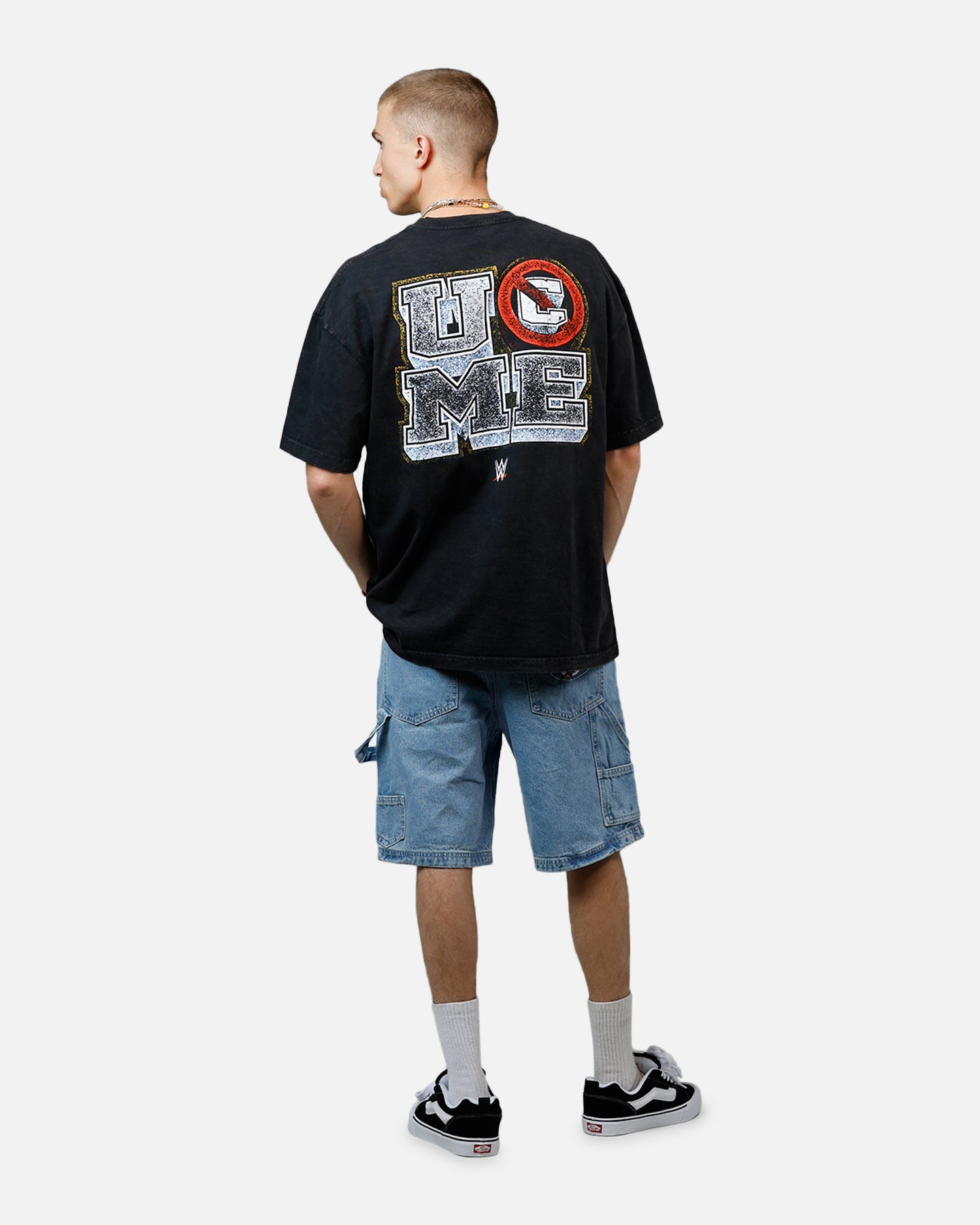 Culture Kings X WWE John Cena Wrestlemania XLI Vintage T-Shirt Black Acidwash