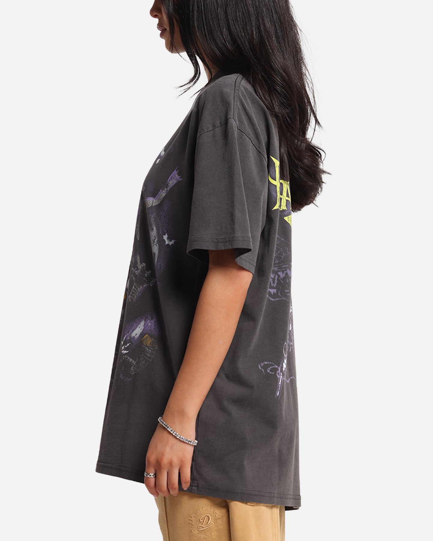 Goat Crew Disney Kingdom Hearts Halloween Town Heavy T-Shirt Black Wash