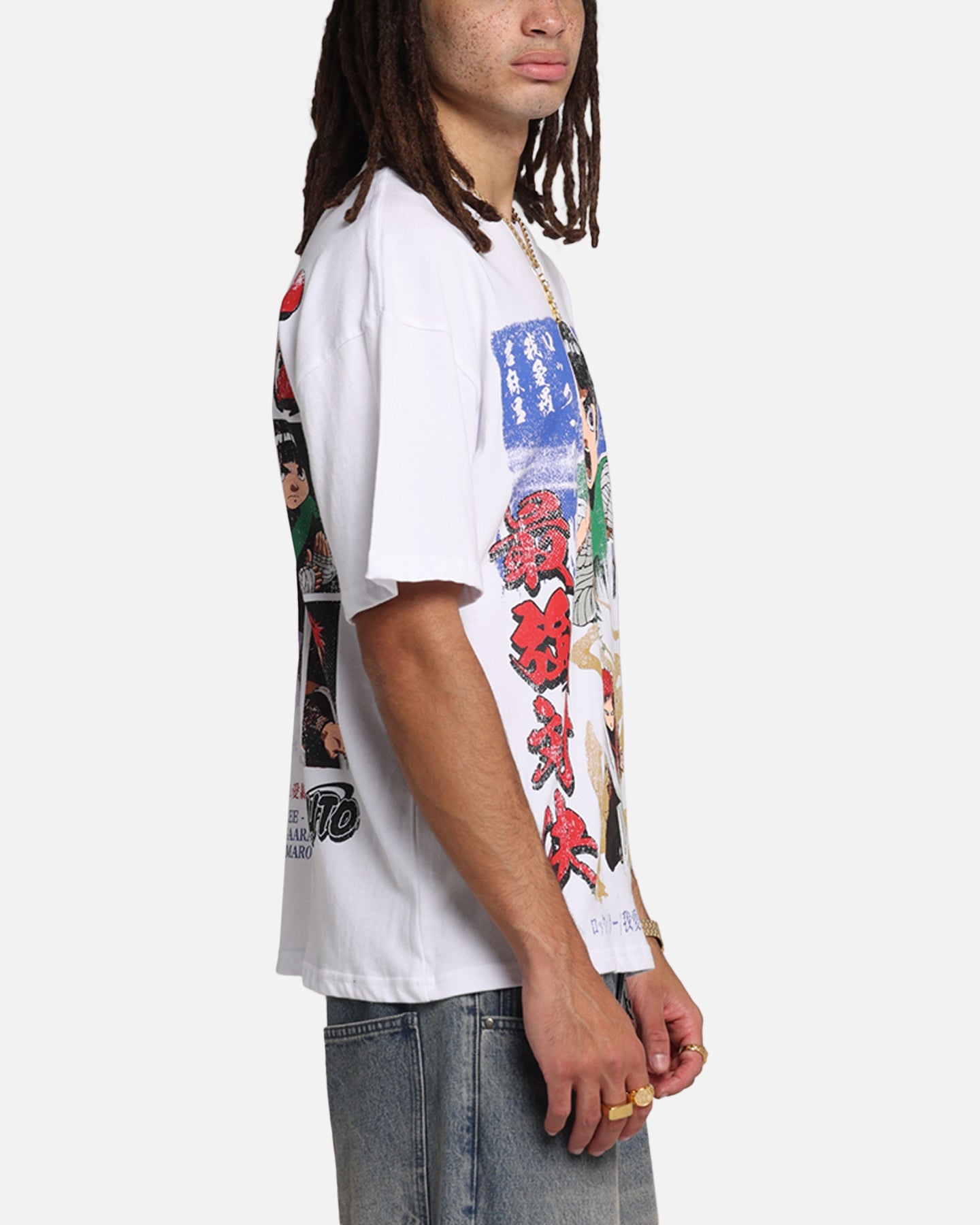 73Studio X Naruto Kimmimaro Vintage T-Shirt White