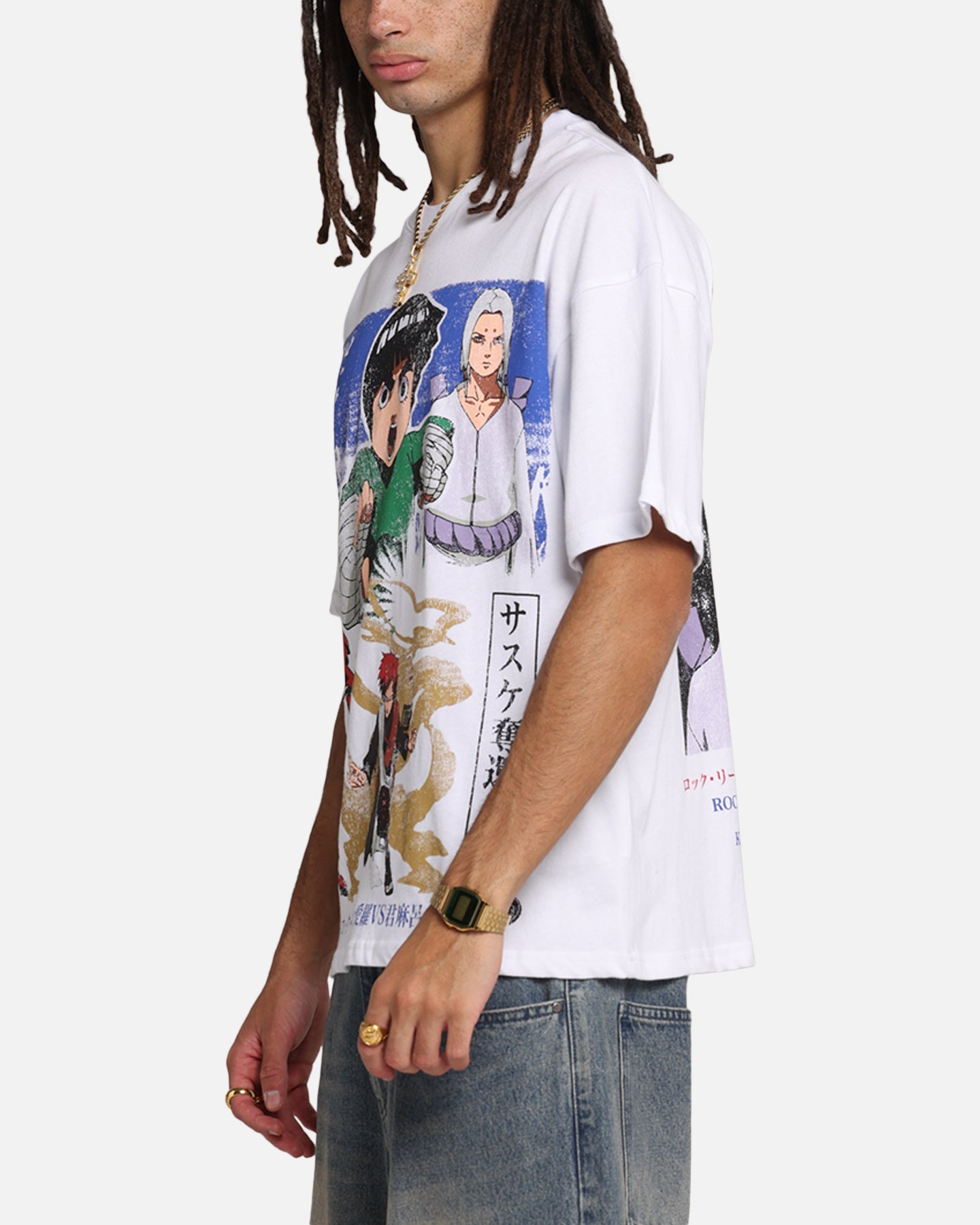 73Studio X Naruto Kimmimaro Vintage T-Shirt White