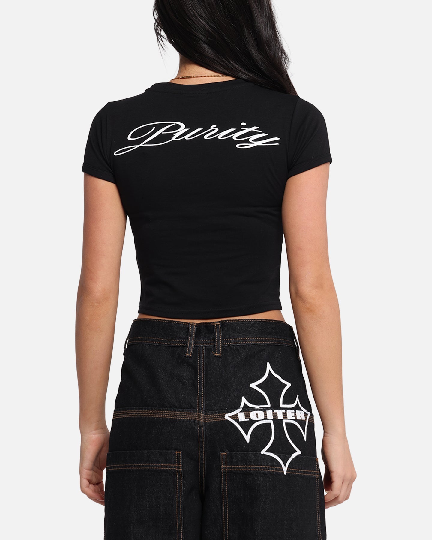 Loiter Women's Purity Baby T-Shirt Black