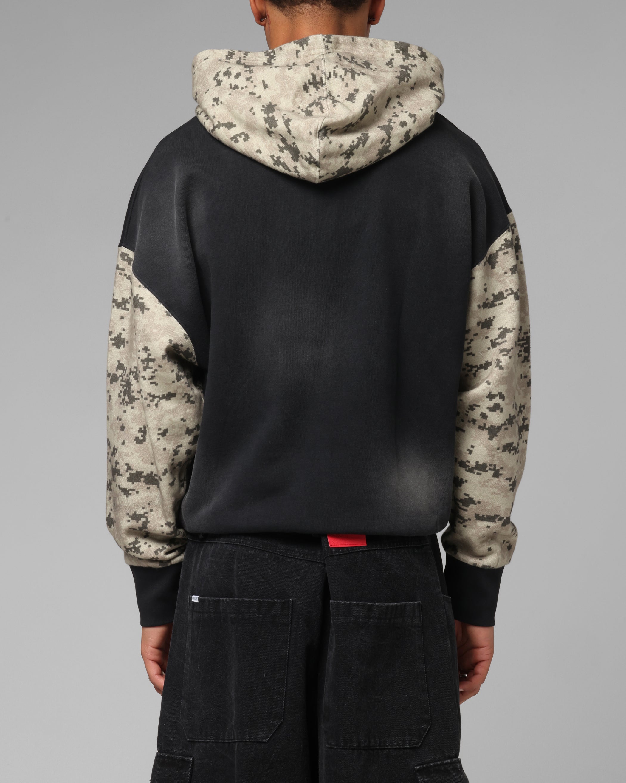 Loiter Cosmos Zip Hoodie Black/Camo