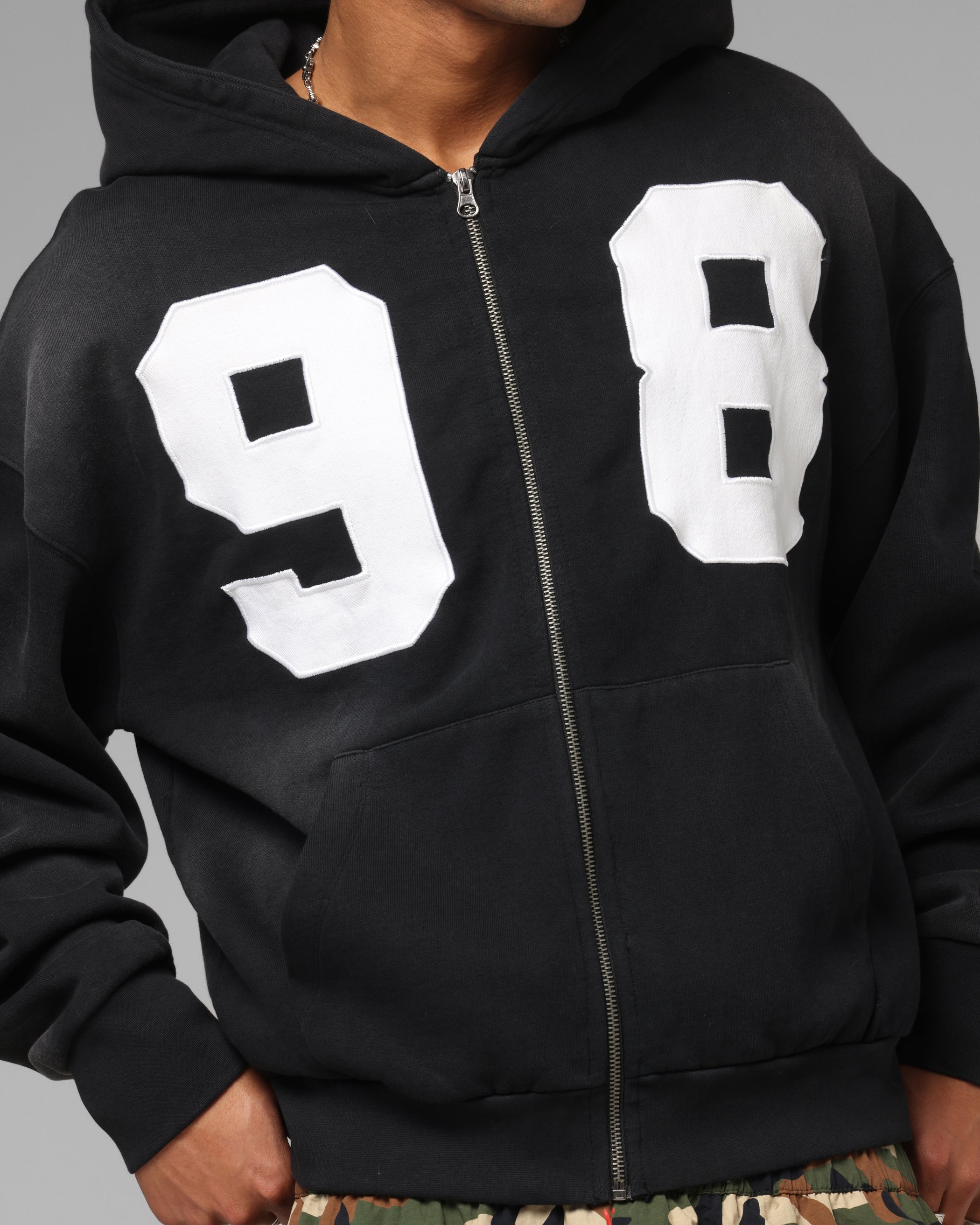 Loiter Cosmos Hoodie Washed Black