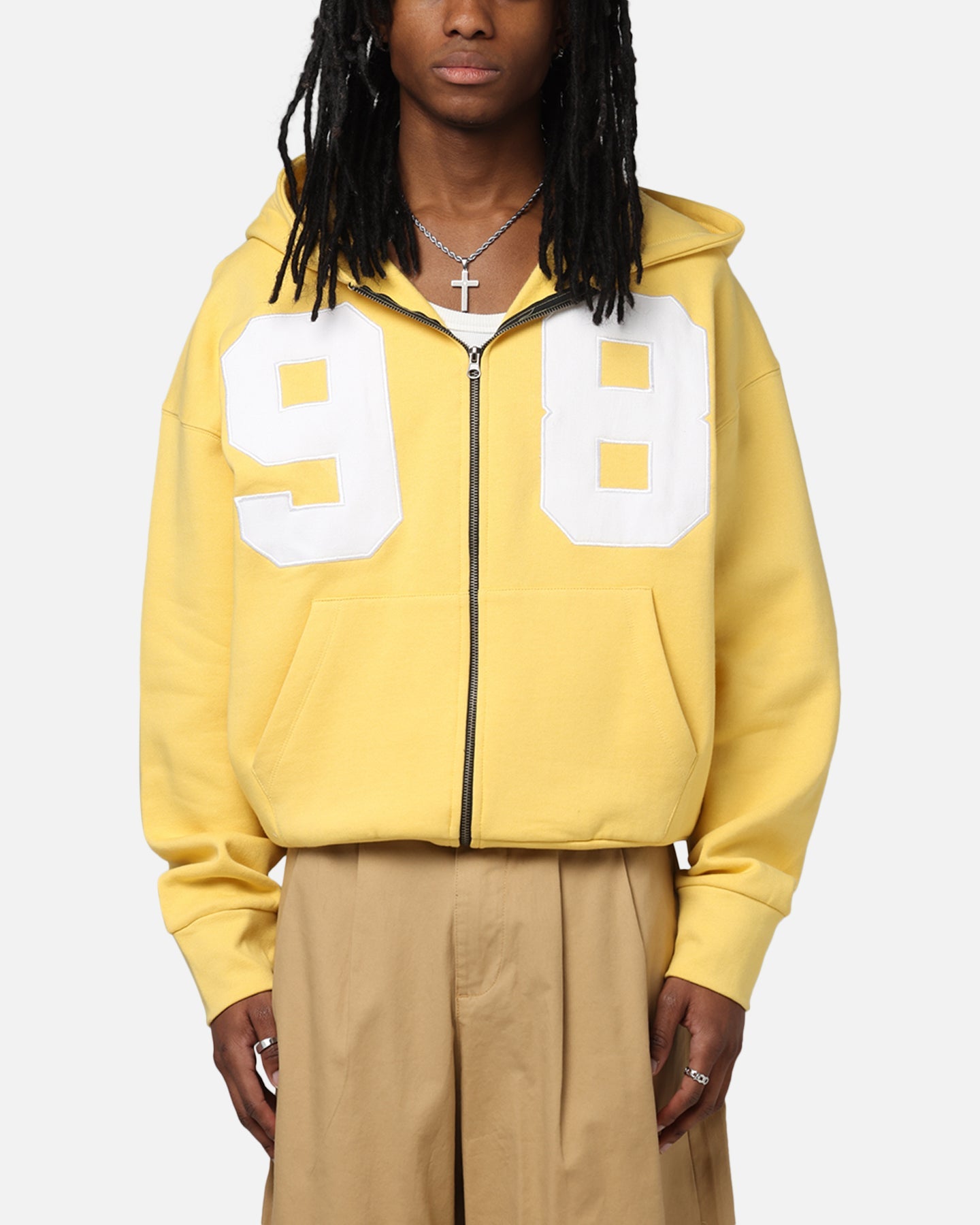 Loiter Cosmos Zip Hoodie Yellow