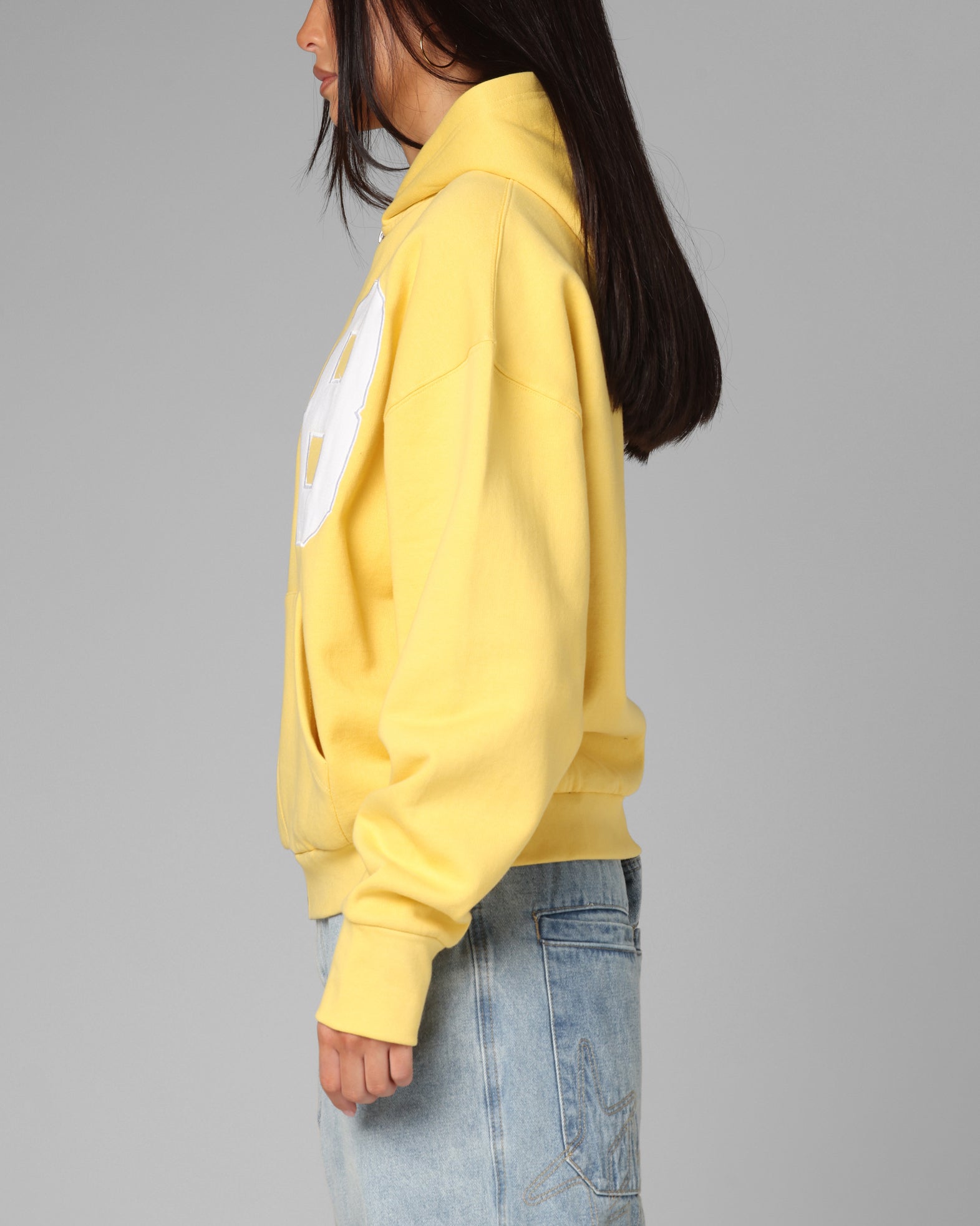 Loiter Cosmos Zip Hoodie Yellow