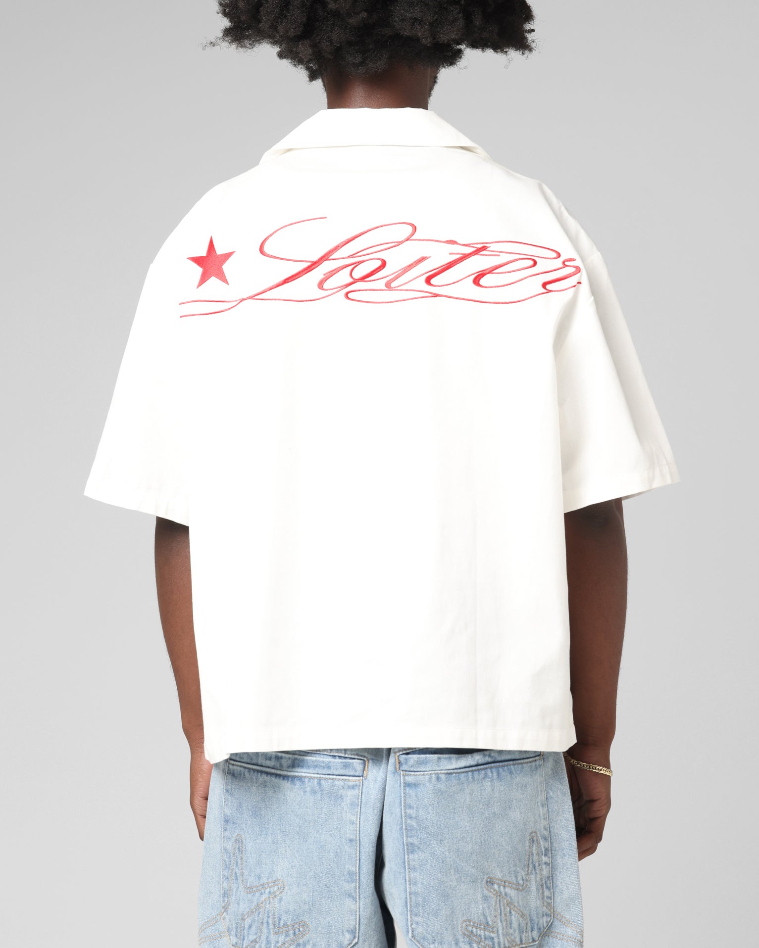 Loiter Daytona Button Up Shirt White