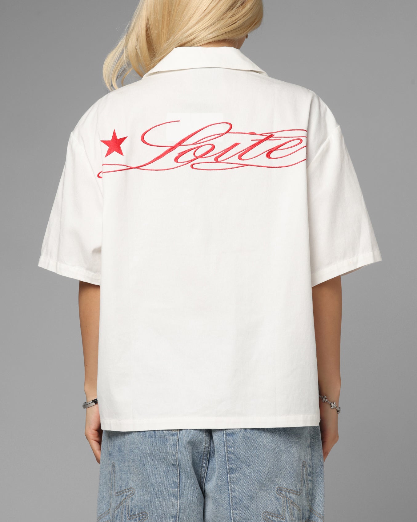 Loiter Daytona Button Up Shirt White