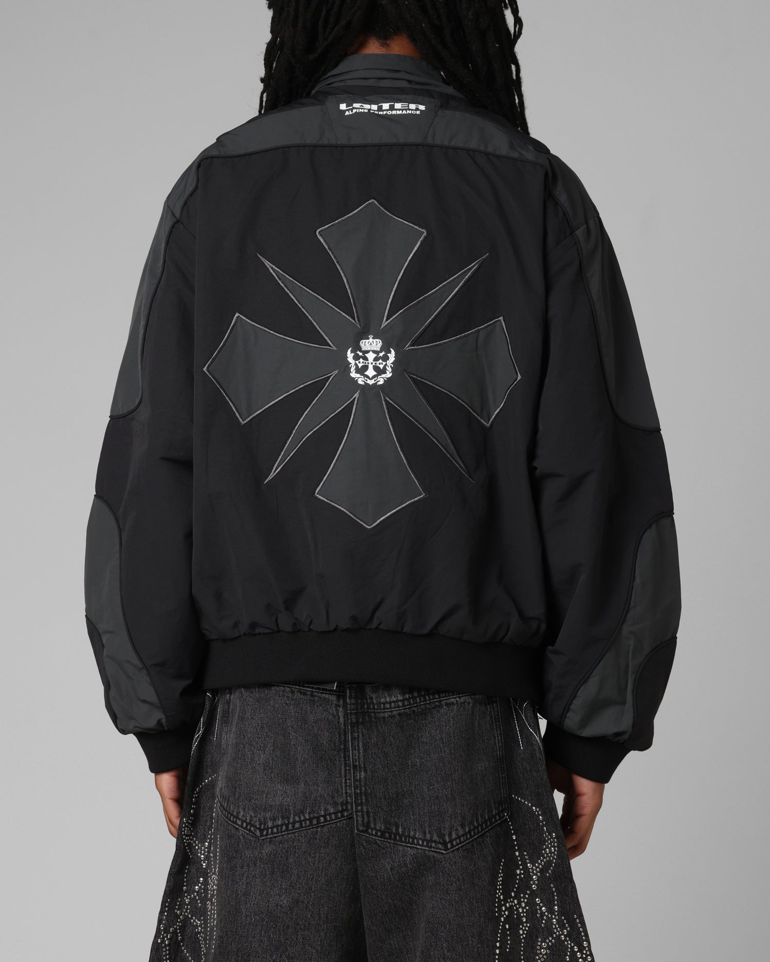 Loiter Club Classic Track Jacket Black