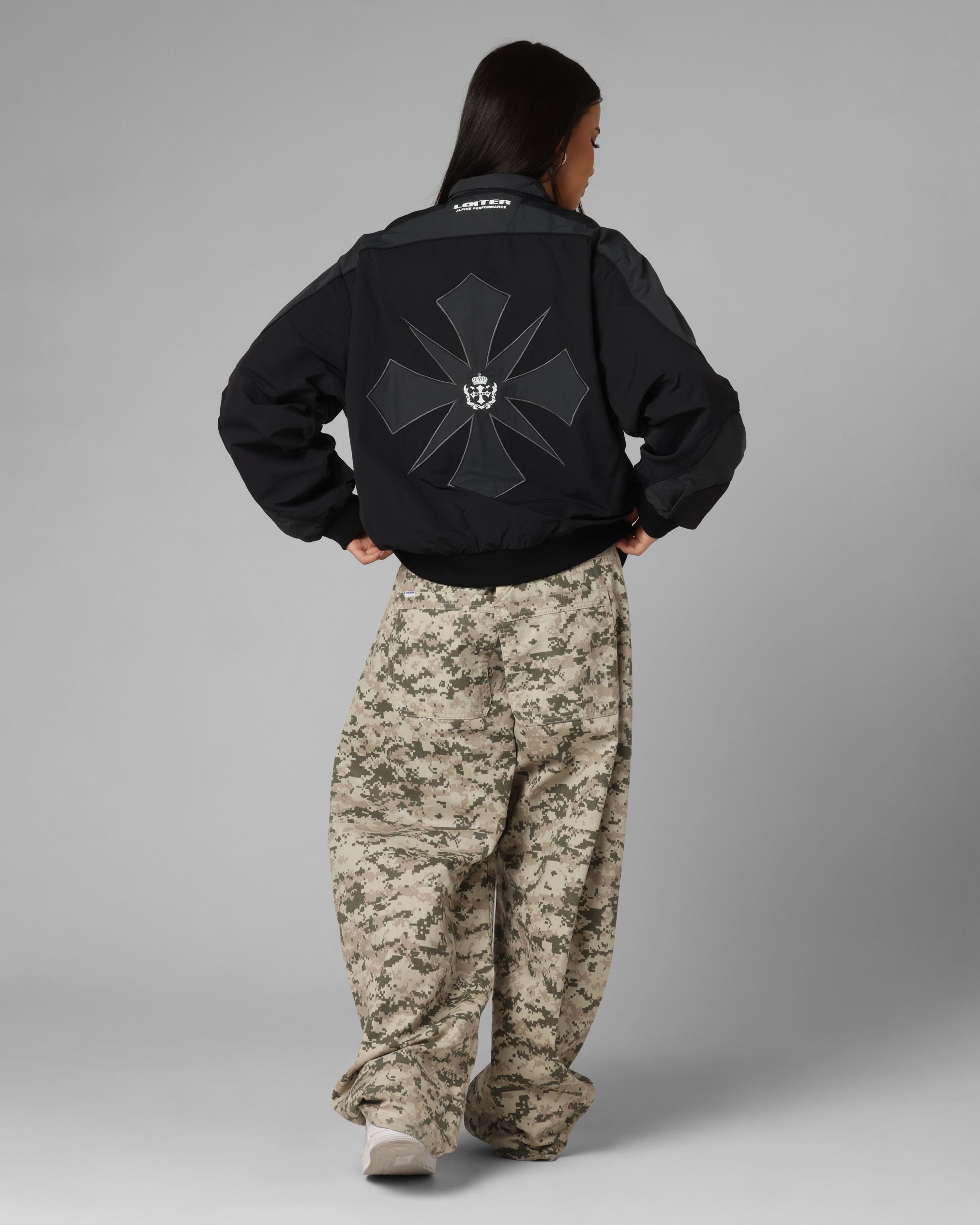 Loiter Club Classic Track Jacket Black