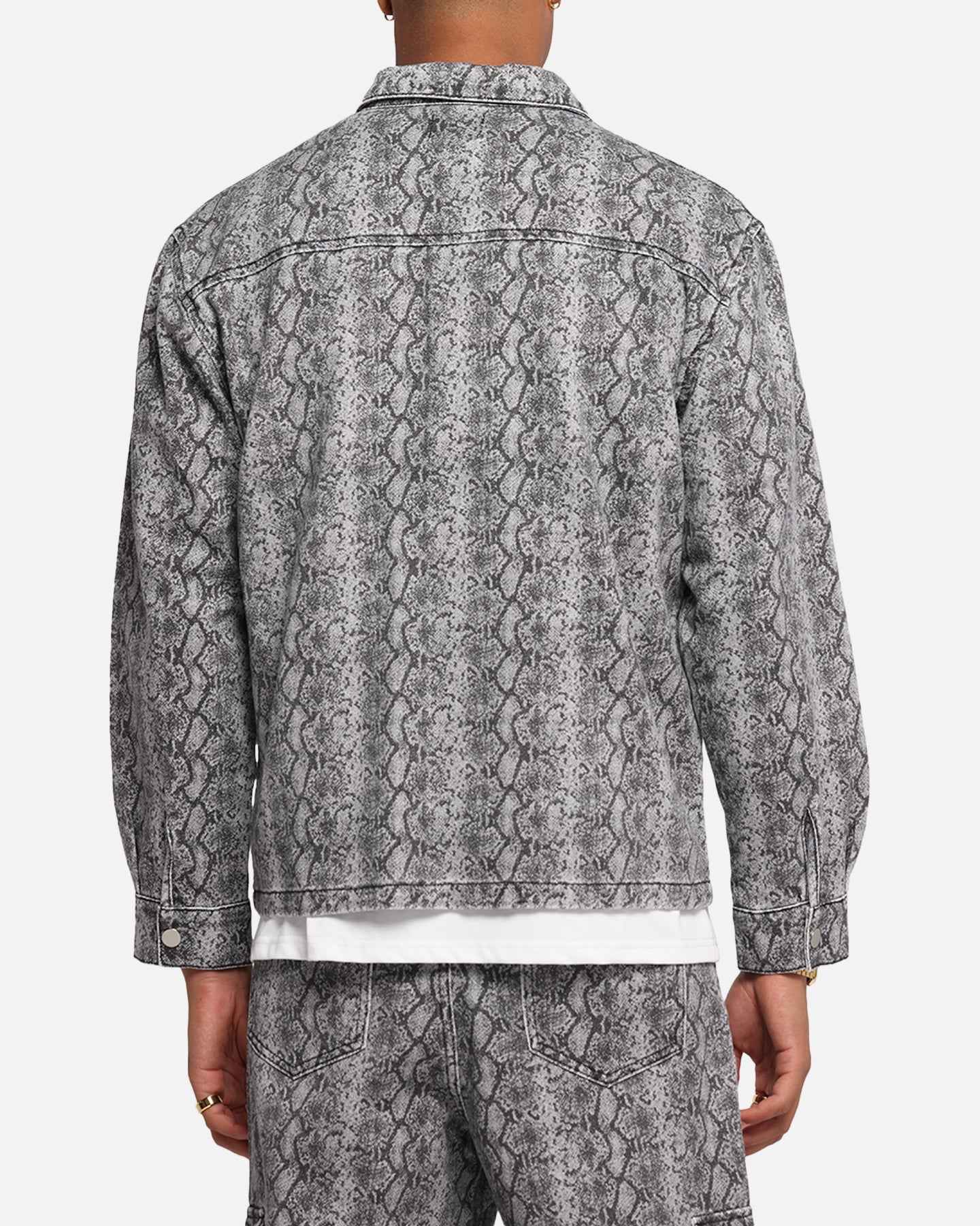 XXIII Snake Skin Jacket Black Snake Print