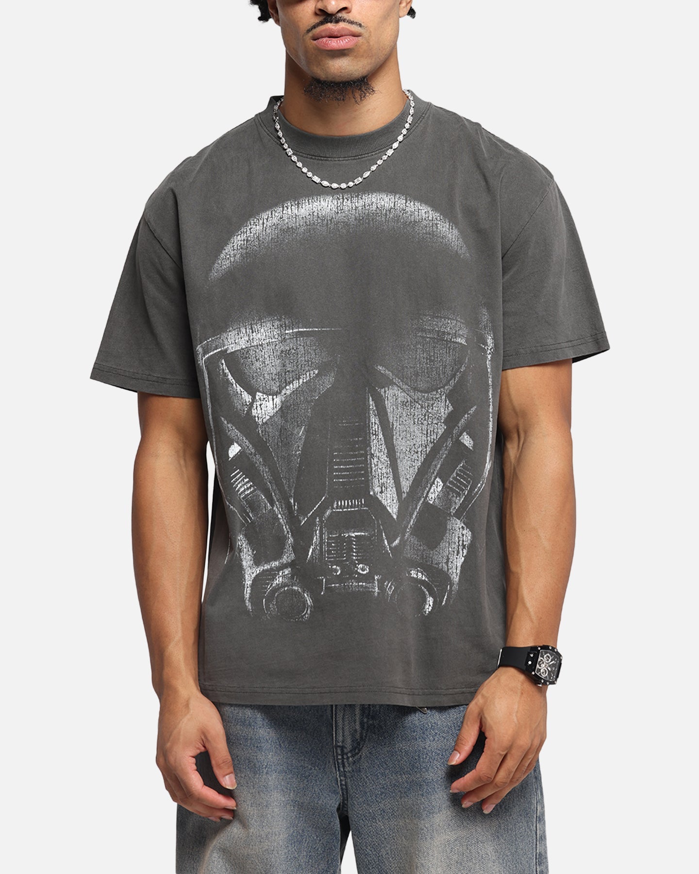 73Studio Star Wars Death Trooper Vintage T-Shirt Black Wash