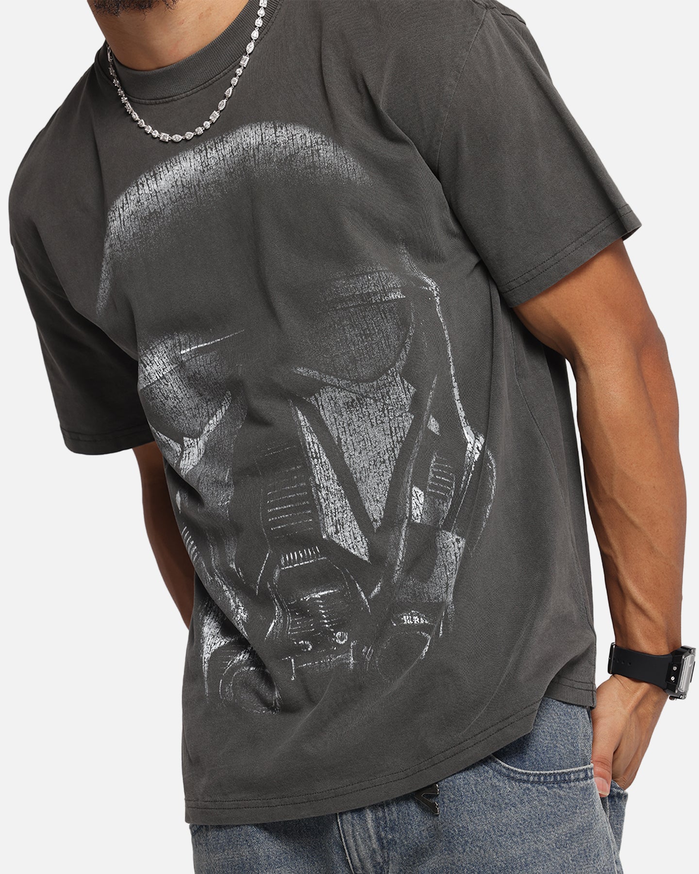 73Studio Star Wars Death Trooper Vintage T-Shirt Black Wash