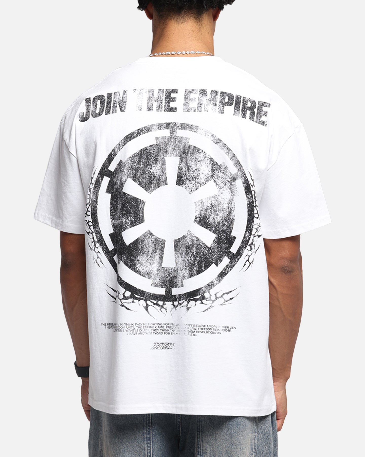 73Studio Star Wars Join The Empire Vintage T-Shirt White