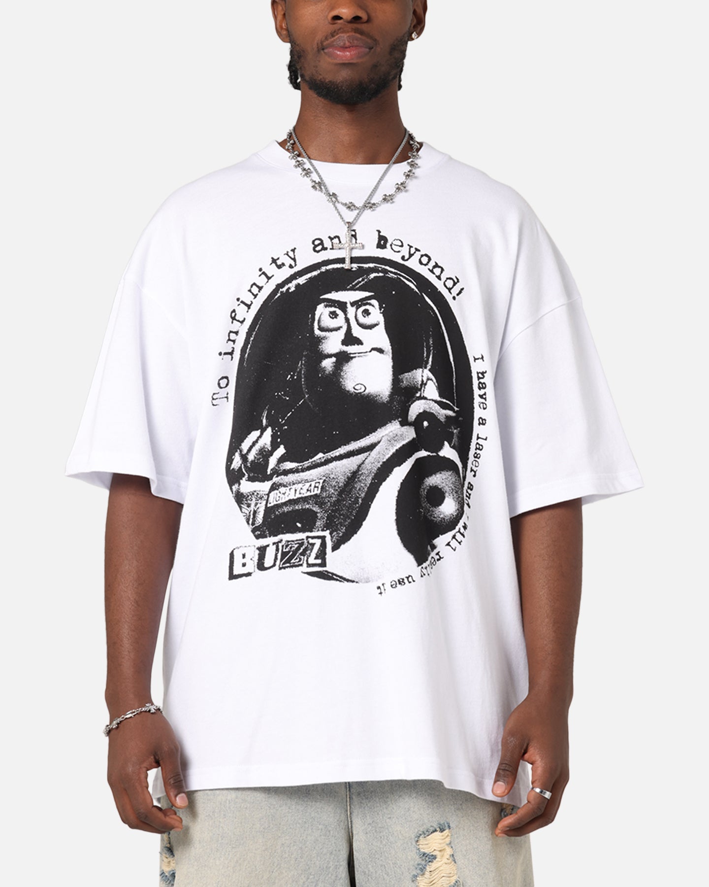 73Studio Disney Pixar Toy Story Buzz Lightyear Vintage T-Shirt White